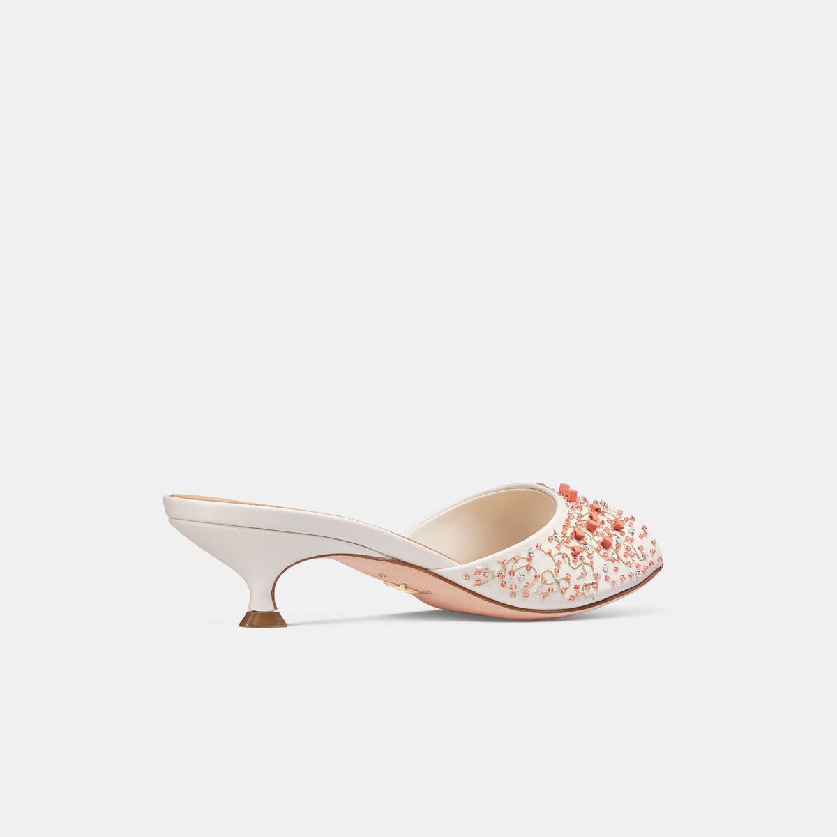 Dior o1w1db10326 Dioriviera D-Dream Heeled Slide in White Size US 6 / IT 36 - 3 Thumbnail