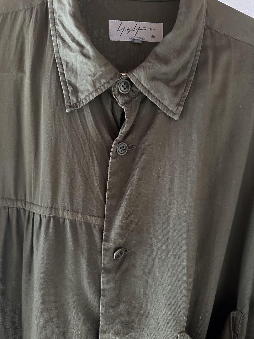 Yohji Yamamoto Yohji Yamamoto pour homme long shirt Size US M / EU 48-50 / 2 - 7 Thumbnail