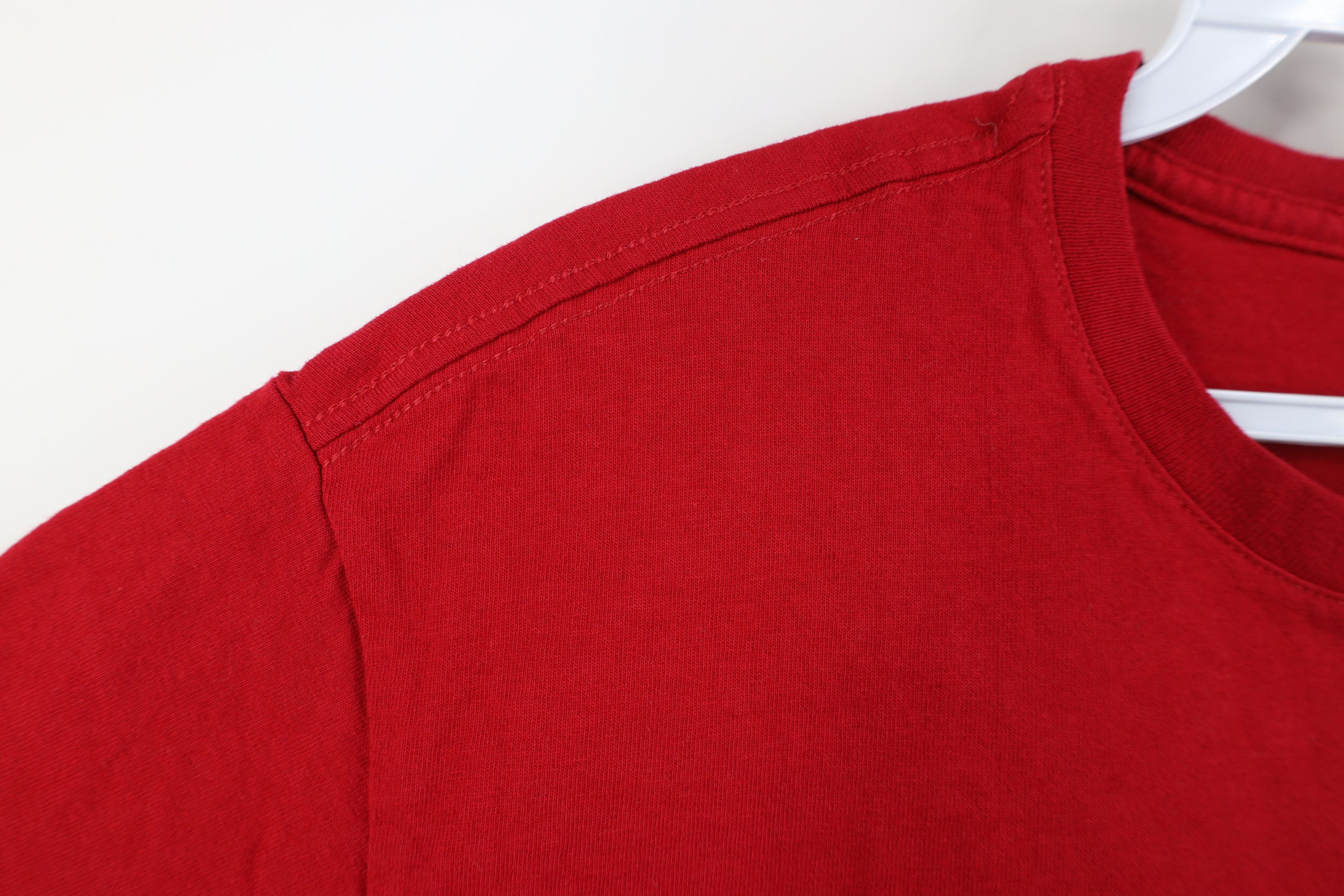 Vintage Vintage Y2K Issued Apple Inc Company T-Shirt Red Cotton USA Size US M / EU 48-50 / 2 - 6 Thumbnail