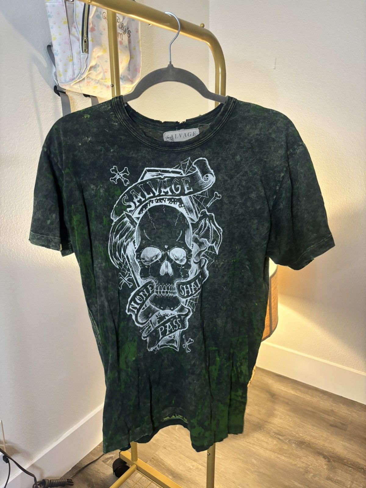 Salvage Salvage Dark Green Graphic Shirt Size US M / EU 48-50 / 2 - 1 Thumbnail