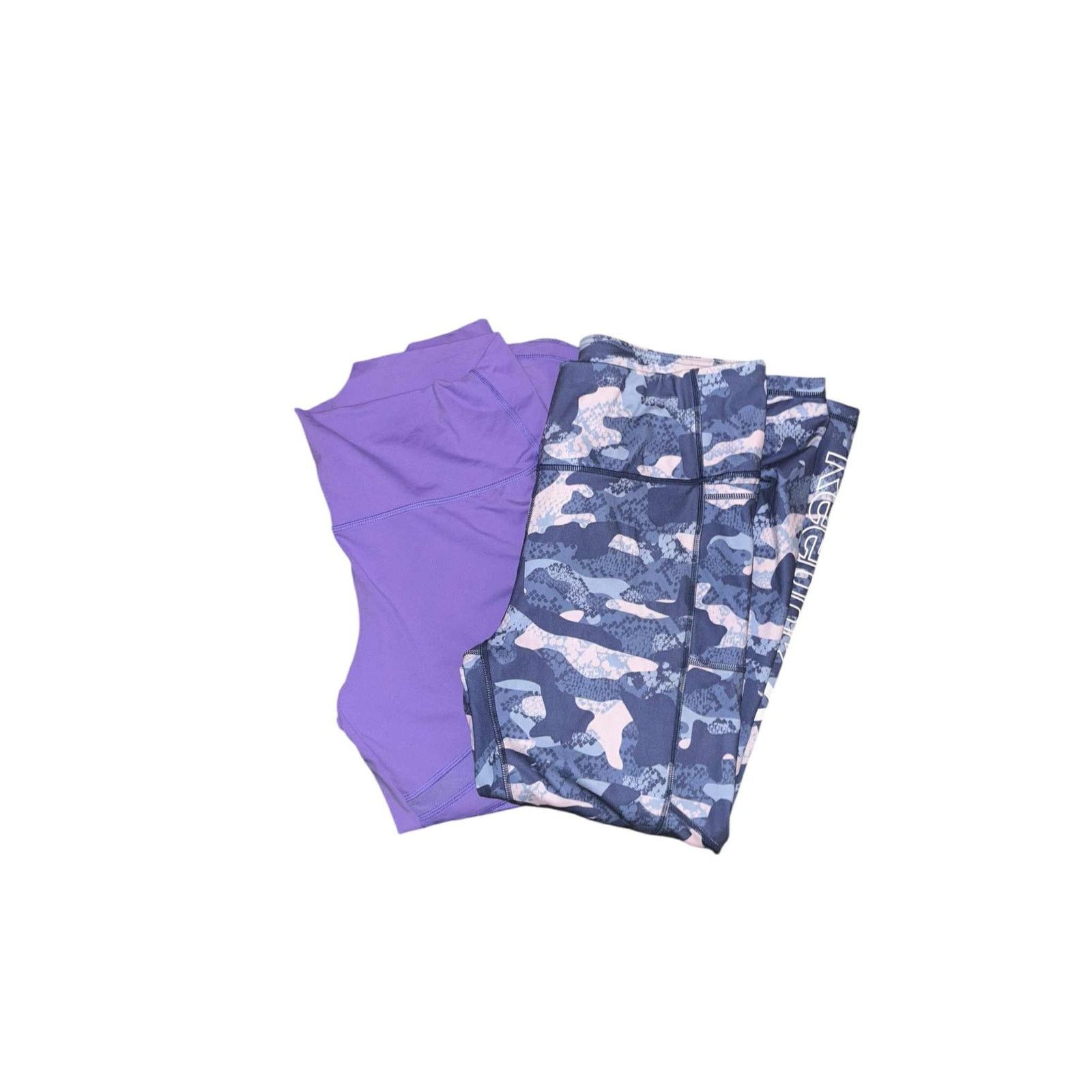 Other 2 Pair Legging Athletic Stretch Workout Camo Aerie Reebok LG Size 32" / US 10 / IT 46 - 7 Thumbnail