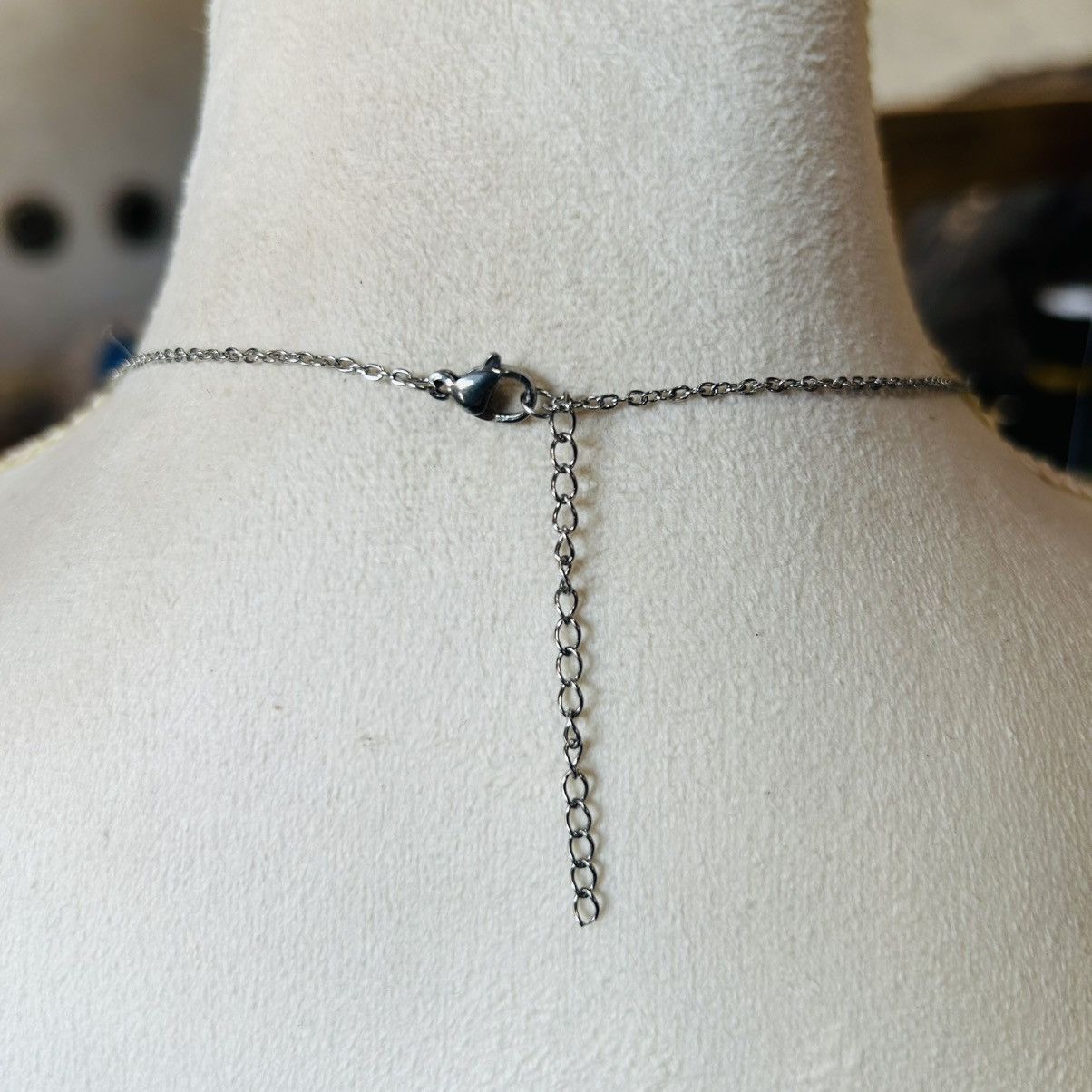 Handmade Handcrafted dragon vein agate cat eye hematite necklace Size ONE SIZE - 5 Thumbnail