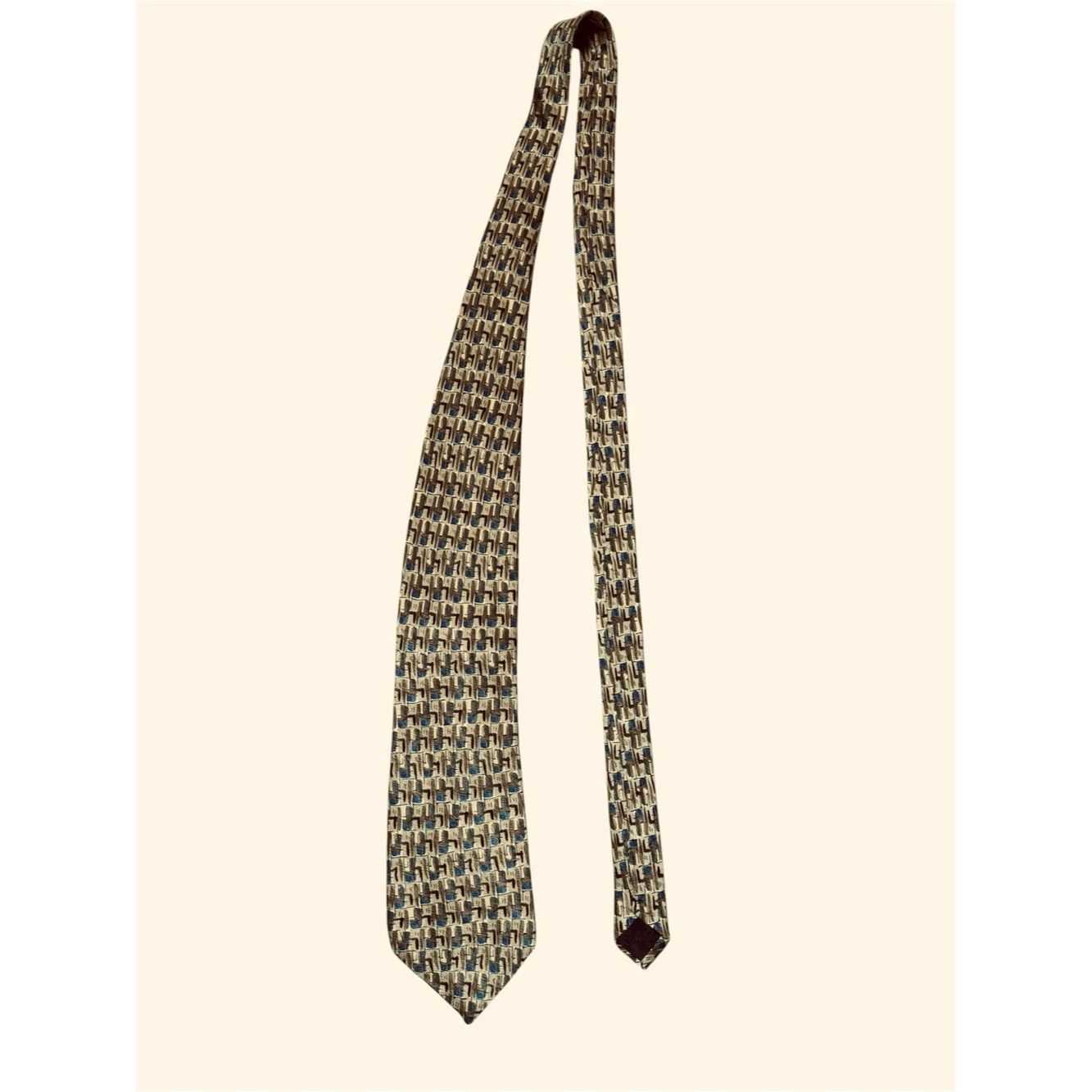 Other J. Garcia Abstract Print Silk Tie Size ONE SIZE - 5 Thumbnail