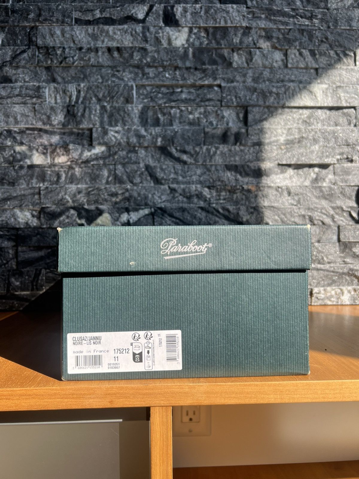 Paraboot Clusaz Noir Size US 12 / EU 45 - 9 Thumbnail
