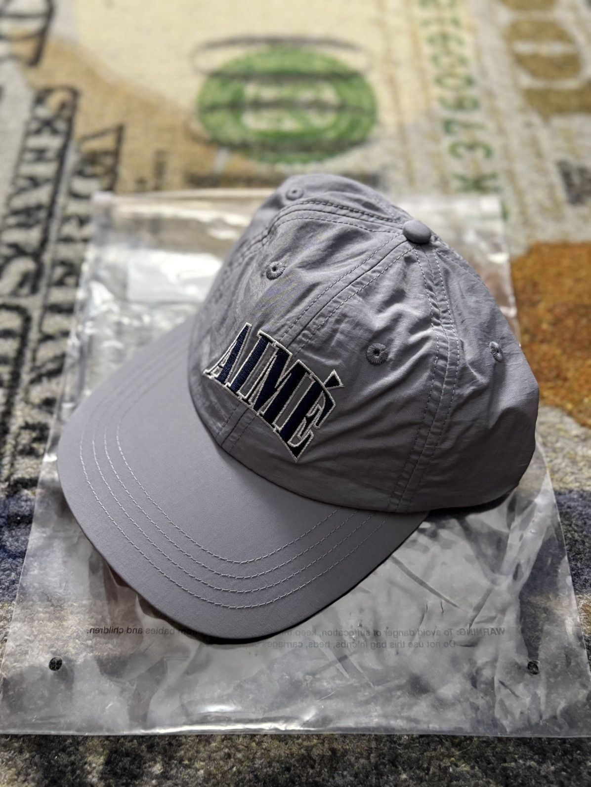 Aime Leon Dore Aime Leon Dore Nylon Crusher Hat Grey Size ONE SIZE - 2 Thumbnail