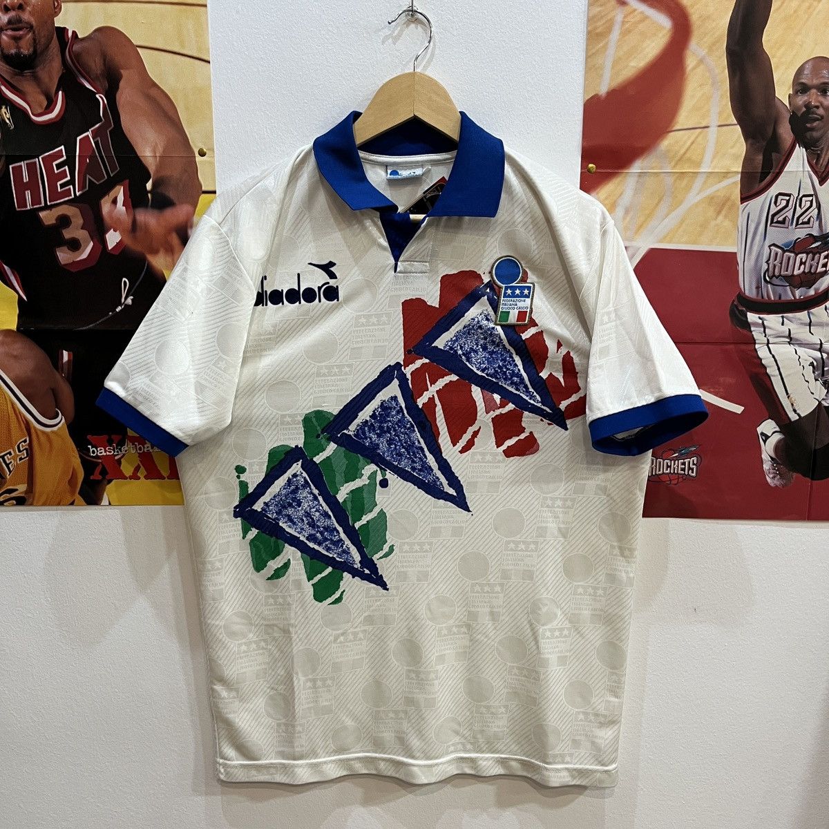 Diadora Vintage Italy 1994 Diadora Training Football Jersey Shirt Size US M / EU 48-50 / 2 - 1 Thumbnail