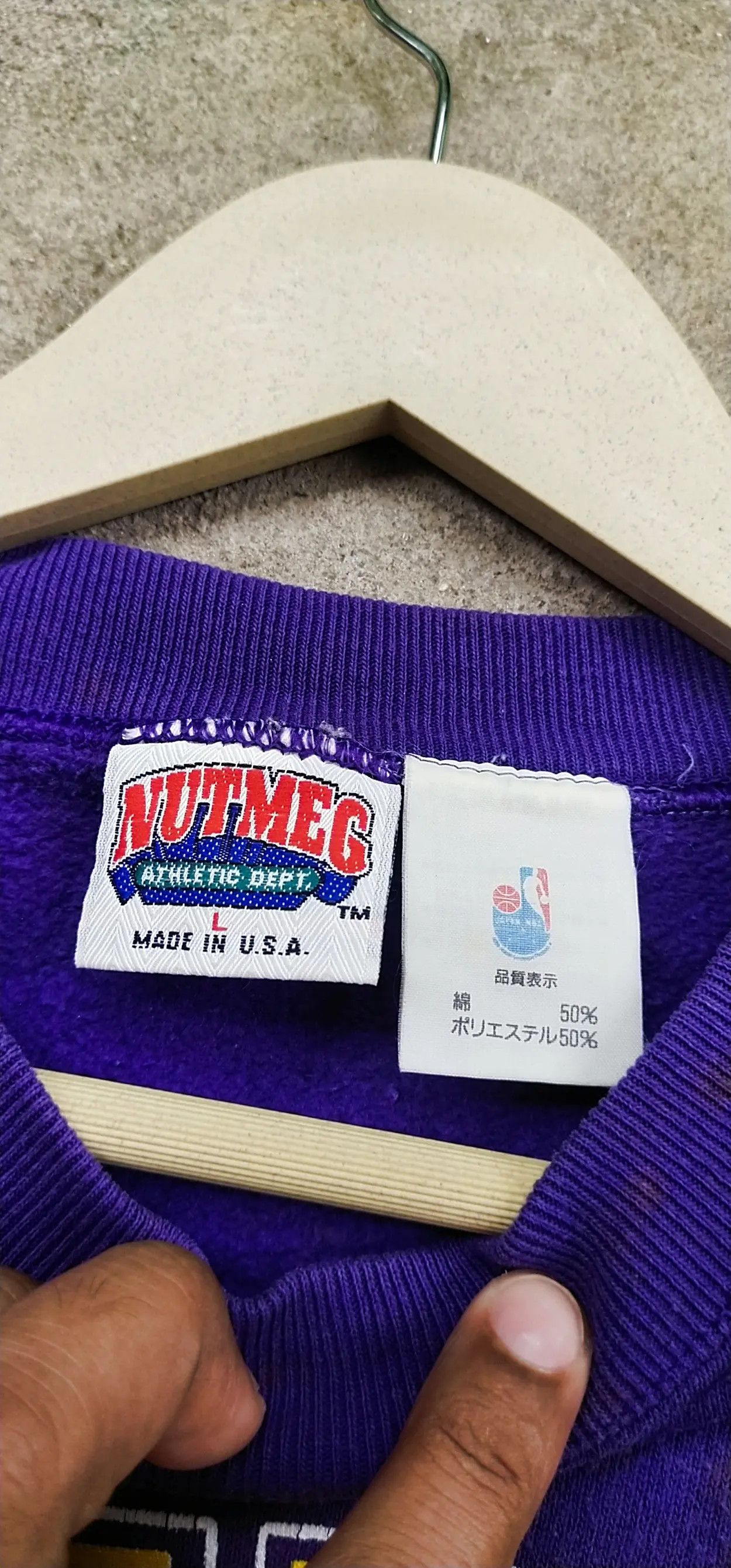 NBA × Nutmeg Final Drop True Vintage Lakers Nba Sweatshirt L Size US L / EU 52-54 / 3 - 8 Thumbnail