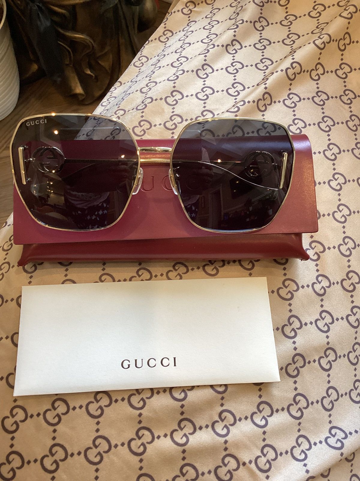 Gucci Gucci Sunglasses Size ONE SIZE - 1 Thumbnail