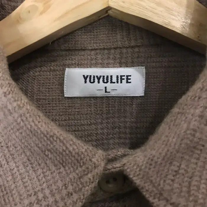 Flannel Yuyulife Plain Flannel Shirt Size US L / EU 52-54 / 3 - 4 Thumbnail
