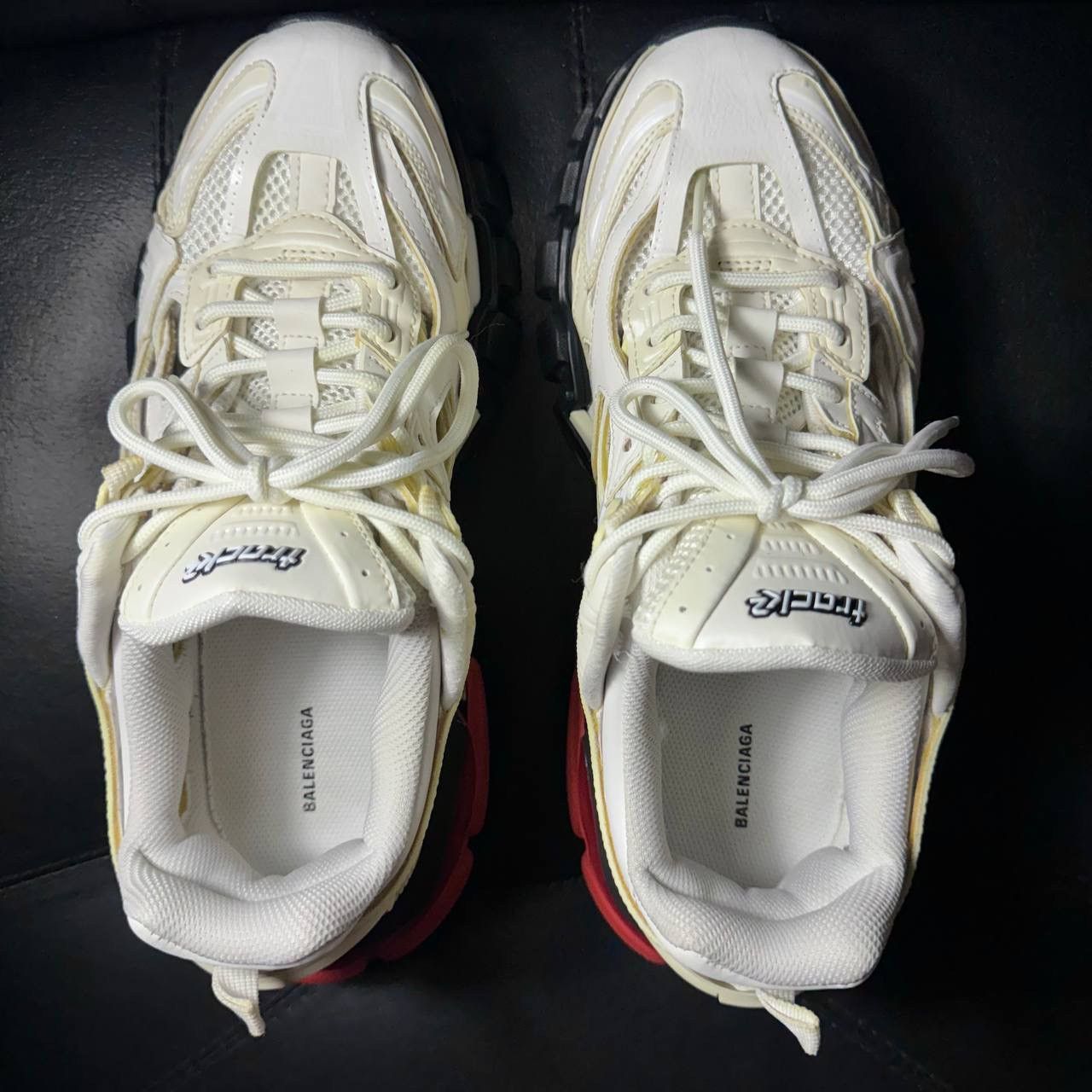 Balenciaga 41 sneakers Balenciaga track 2 White Red Size US 8 / EU 41 - 5 Thumbnail
