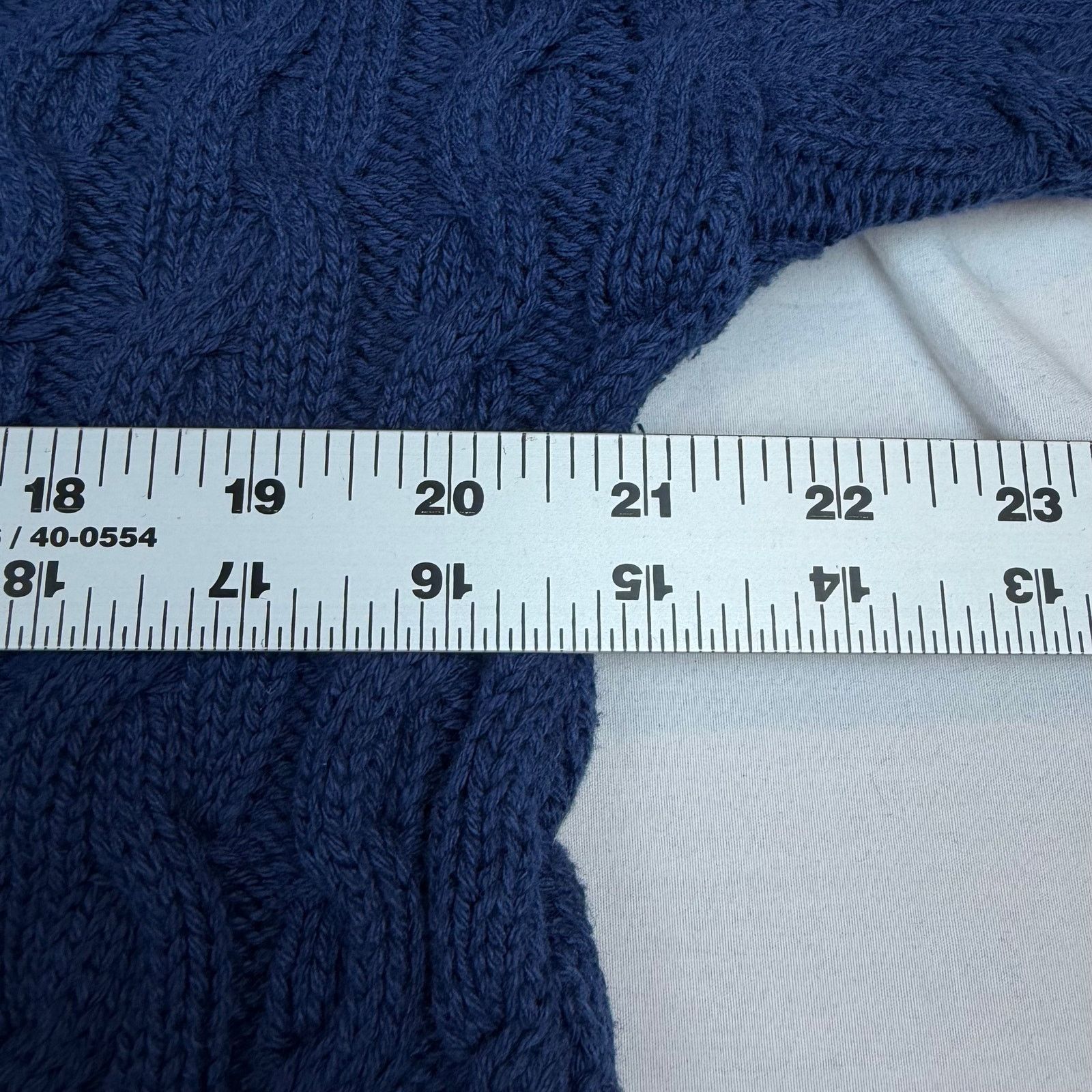 Express Vintage Express Tricot Blue Cable Knit Sweater - Medium Size M / US 6-8 / IT 42-44 - 4 Thumbnail