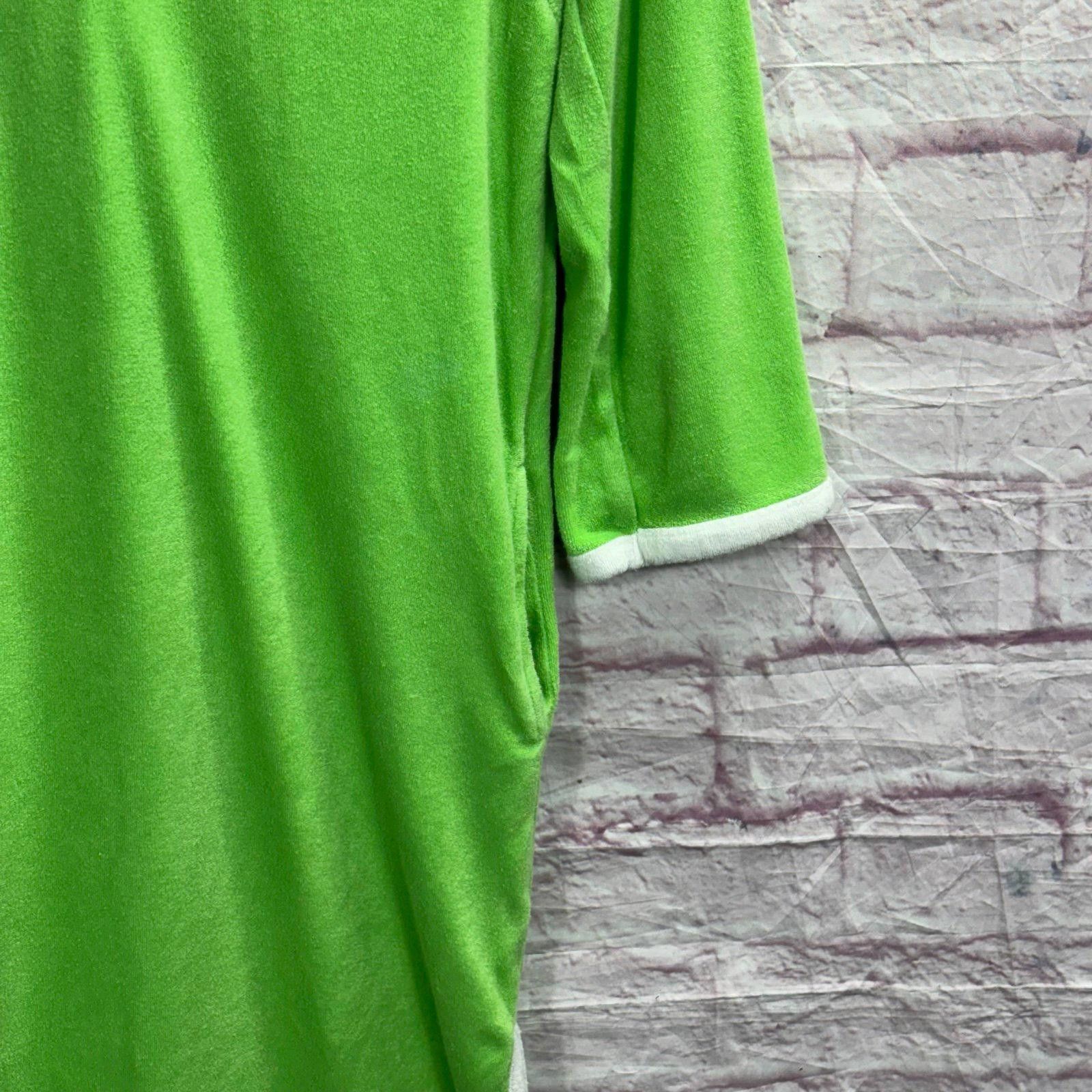 Other Lilly Pulitzer XS Green Terrycloth Hooded Cover Size ONE SIZE - 2 Thumbnail