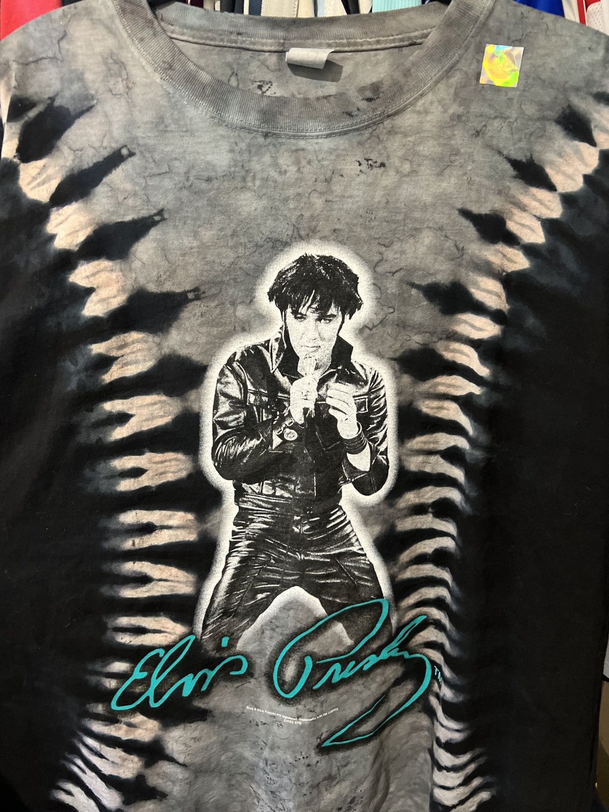 Band Tees 2002 VINTAGE BIOHAZARD ELVIS PRESLEY AOP T SHIRT GRAPHIC Size US XXL / EU 58 / 5 - 3 Thumbnail