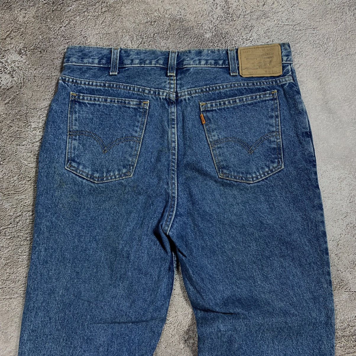 Vintage Vintage 90s Levis Baggy Wide Leg Faded Jeans Grunge Logo 36 Size US 36 / EU 52 - 3 Thumbnail