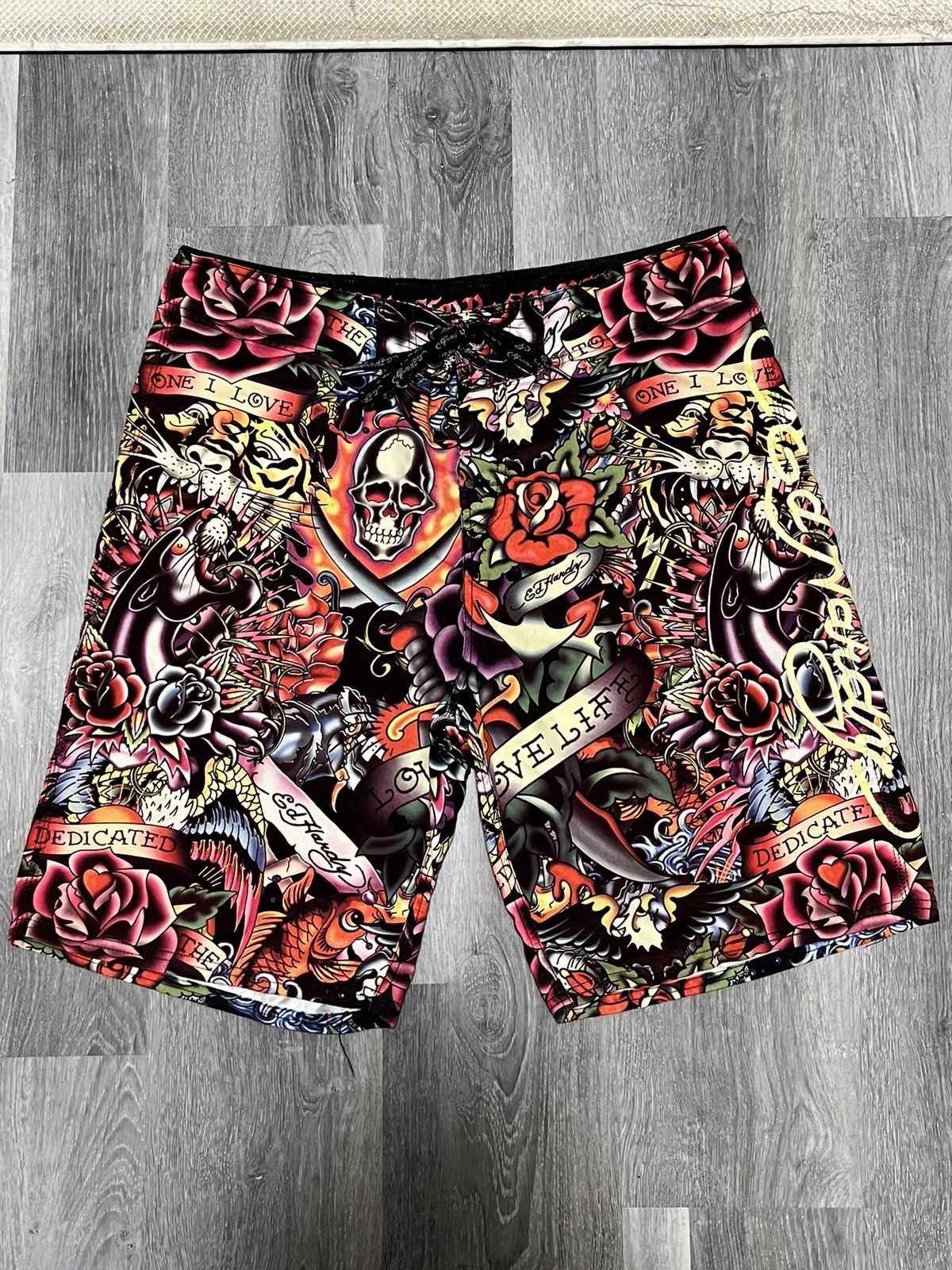 Christian audigier clearance board shorts