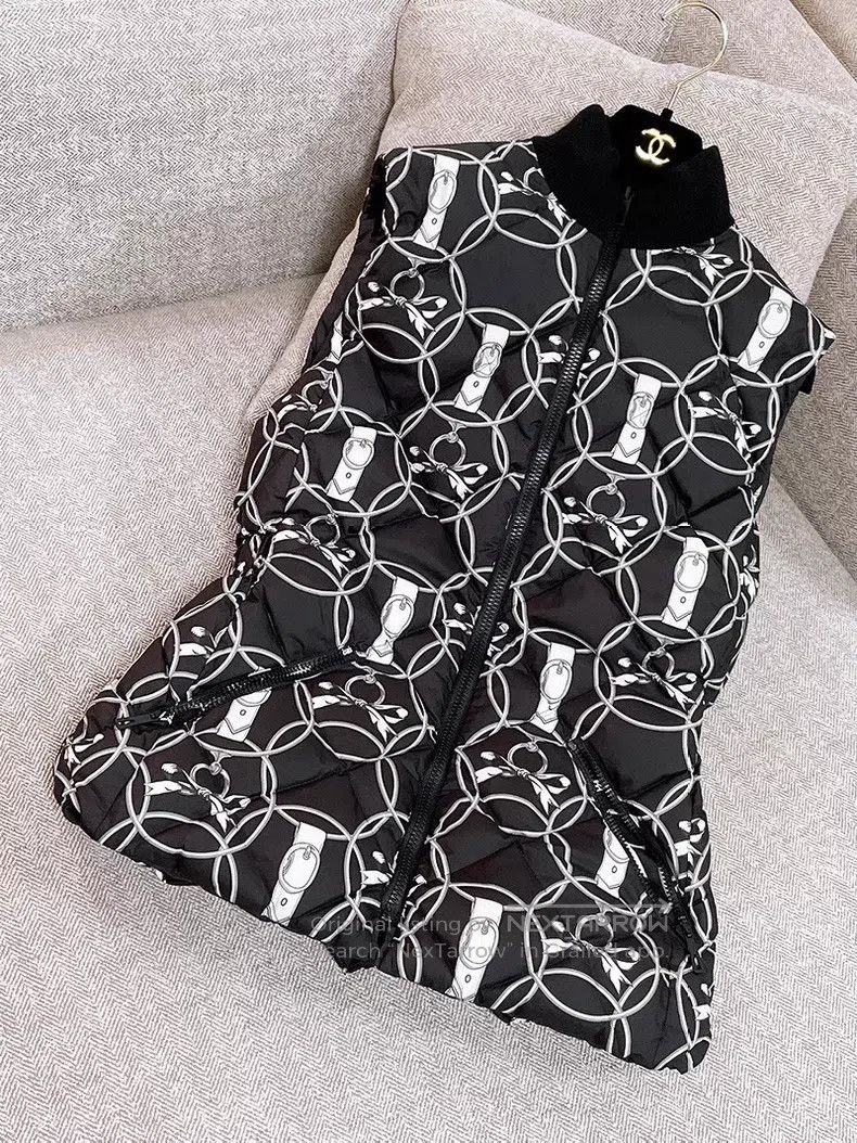 Hermes Hermes Double-sided wear, puff down vest, black and white Size XS / US 0-2 / IT 36-38 - 3 Thumbnail