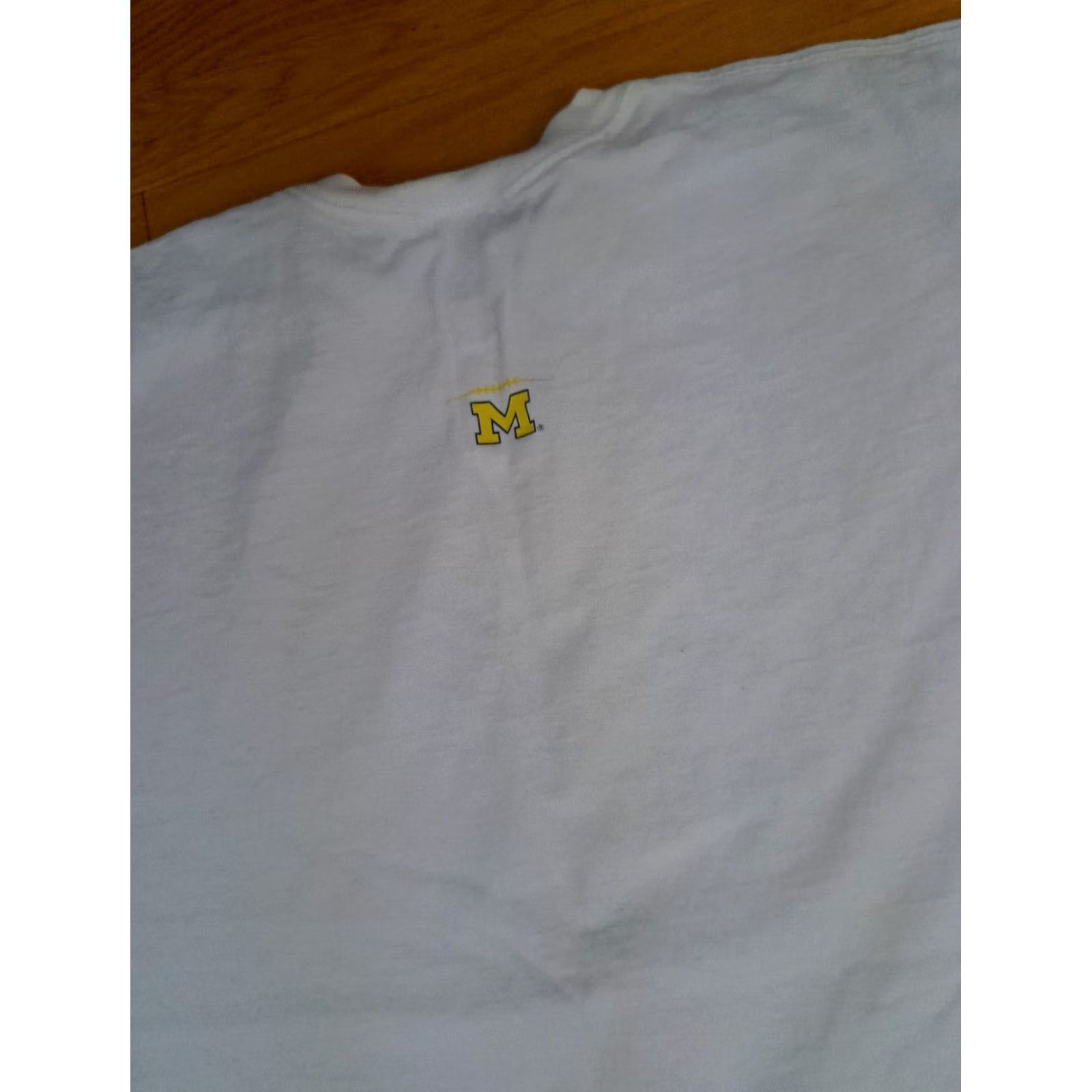 X-LARGE Michigan Wolverines Football The Big House 107.501 X-Large White Shirt Size US XL / EU 56 / 4 - 6 Thumbnail
