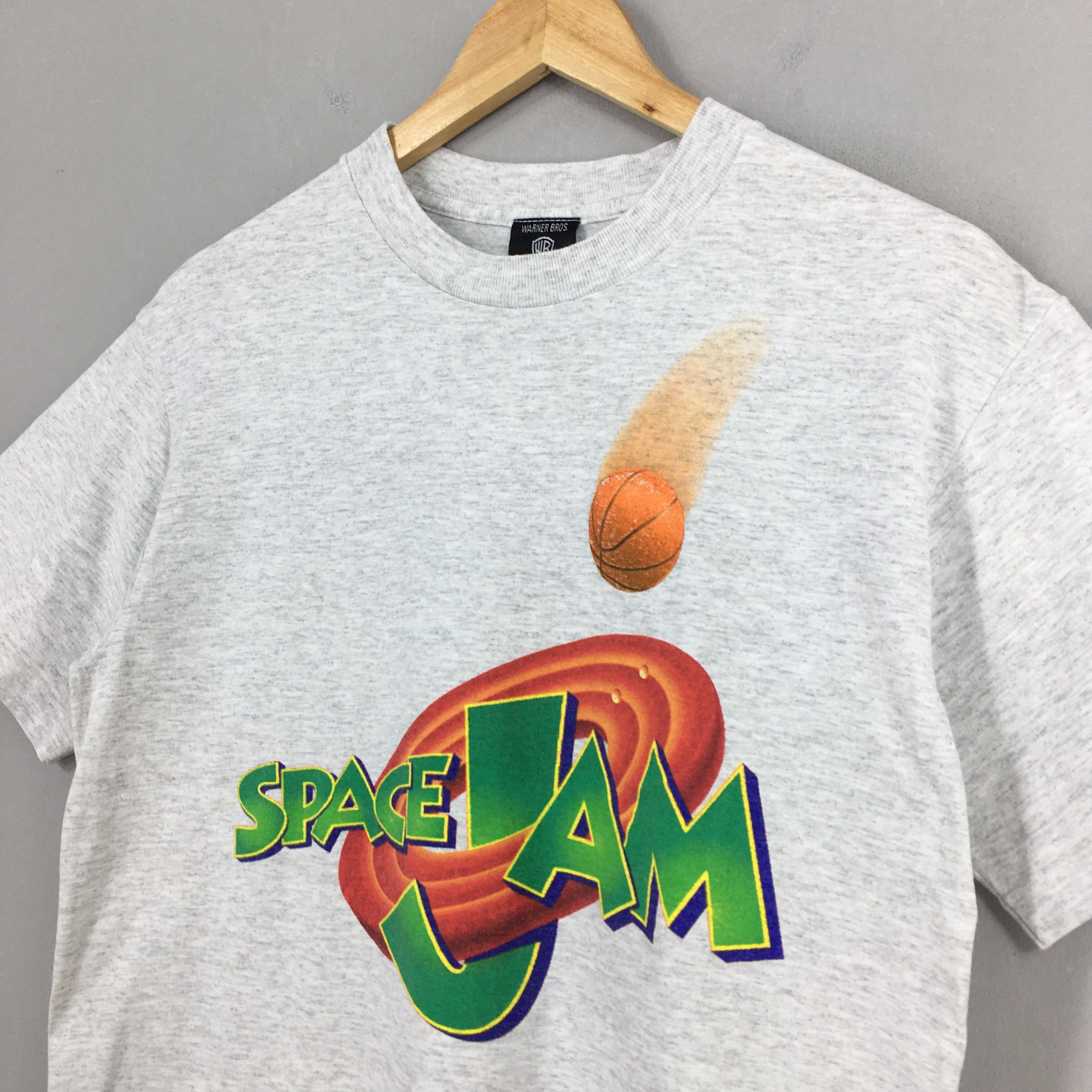 NBA × Vintage × Warner Bros Vintage Space Jam Bugs Bunny Gray T shirt Medium Size US M / EU 48-50 / 2 - 3 Thumbnail