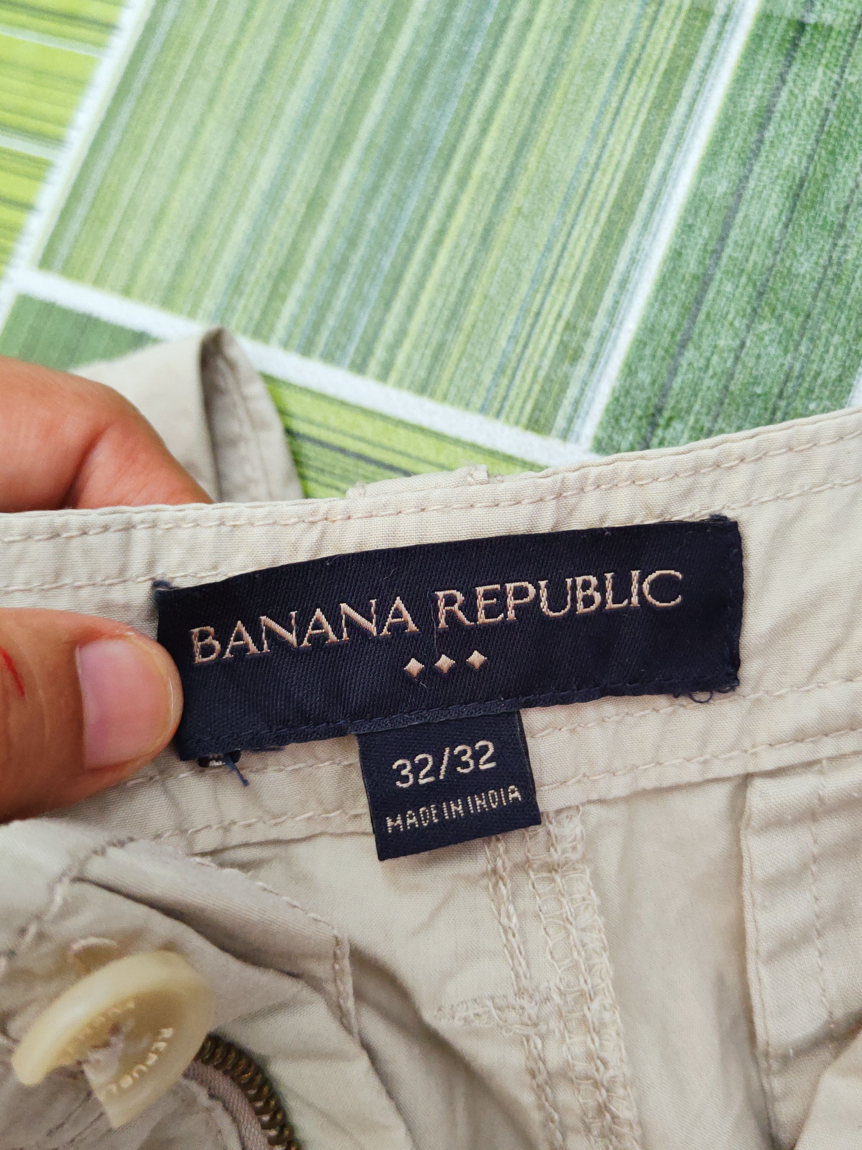 Banana Republic Banana Republic Beige Multipocket Tactical Cargo Pants #W712 Size US 32 / EU 48 - 13 Thumbnail