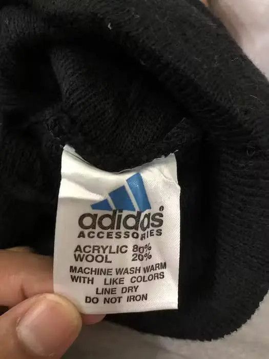 Adidas Vintage Adidas Big Logo Beanie Hat Size ONE SIZE - 4 Thumbnail