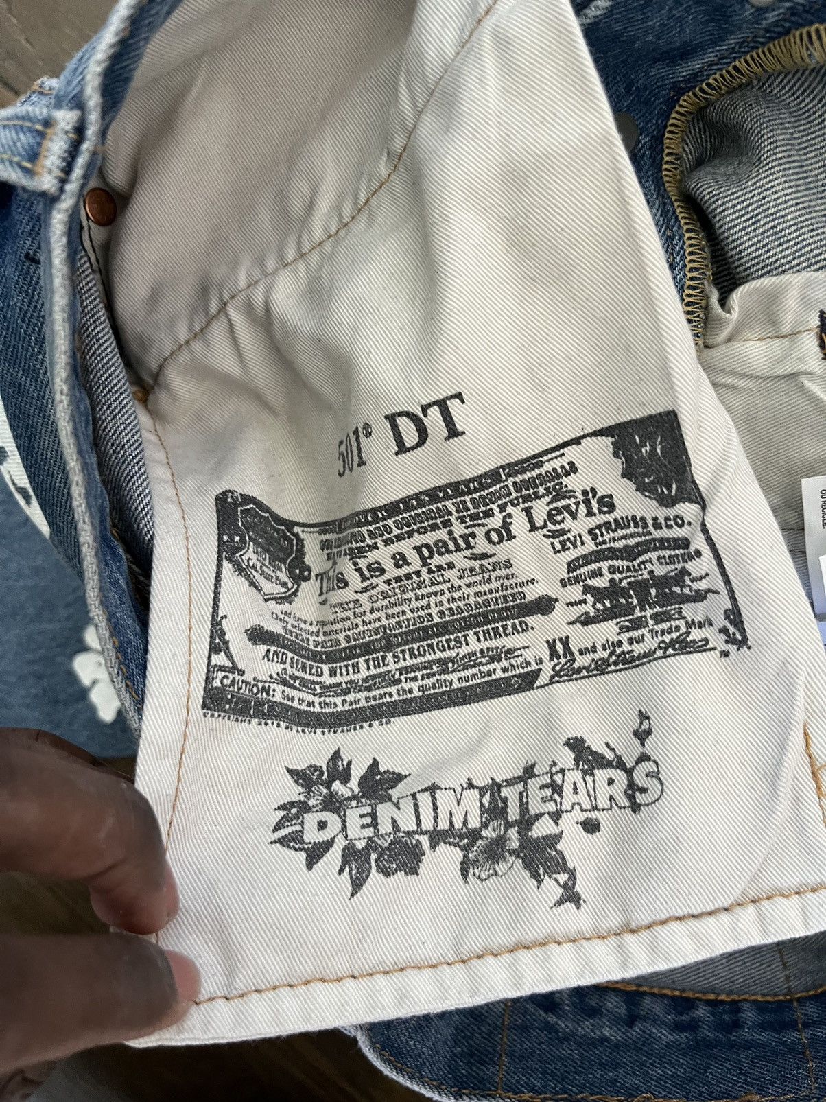 DENIM TEARS × Levi's Denim tears Pants Size US 30 / EU 46 - 3 Thumbnail