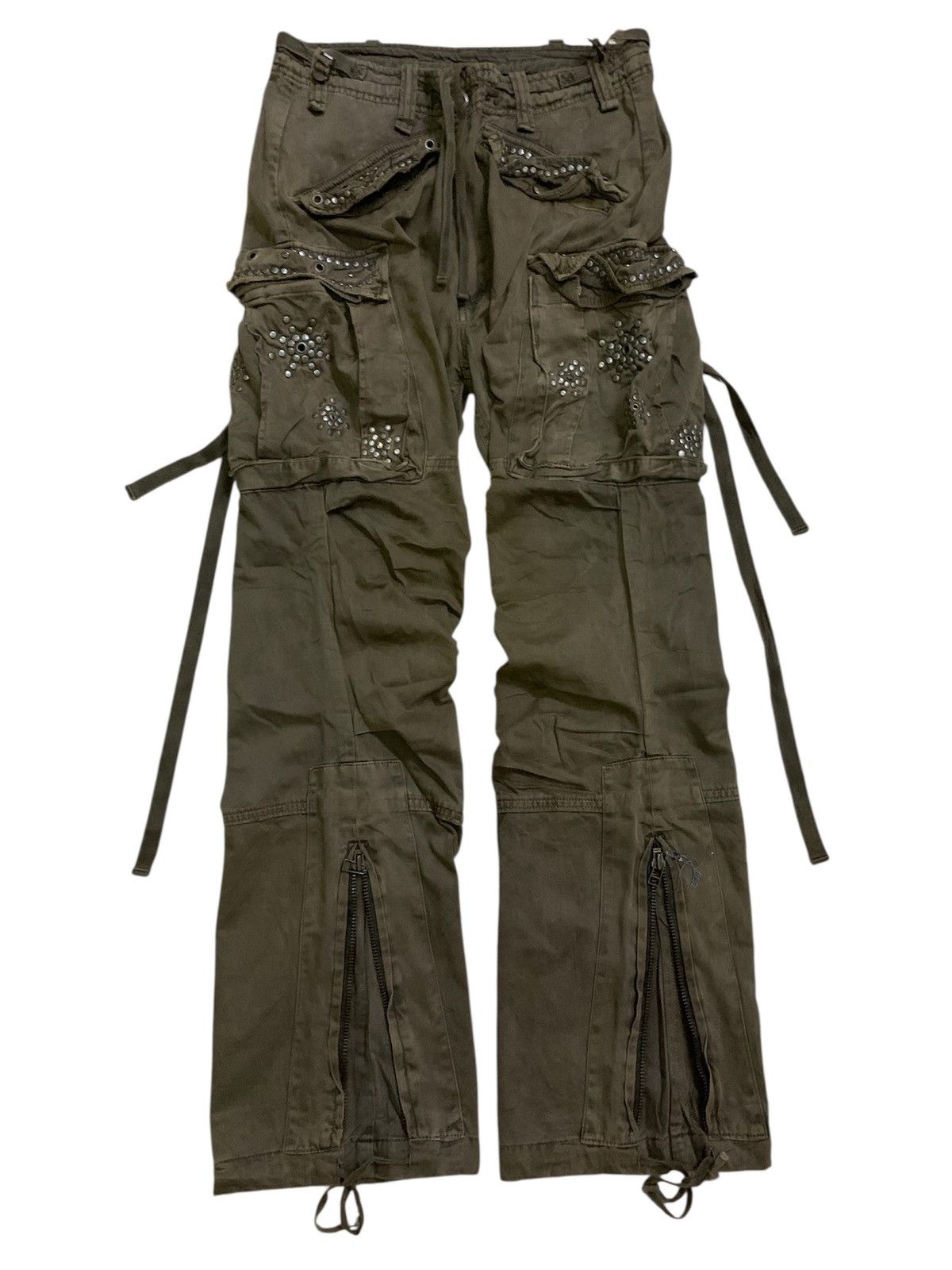 💥Japanese Mangrove Studs Cargo Pant