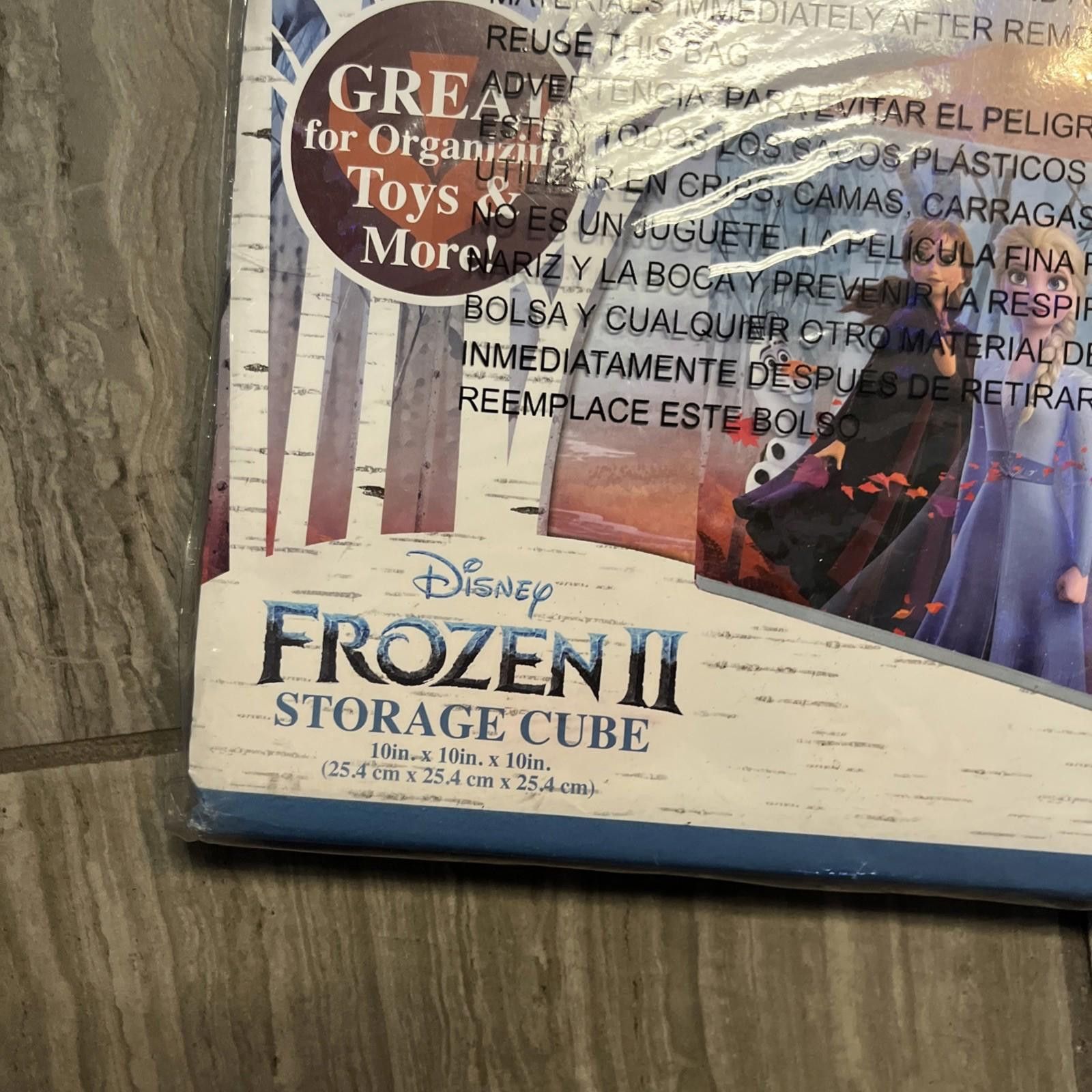 Disney Disney Frozen 2 Collapsible Storage Cube 10in x 10in x 10in Size ONE SIZE - 3 Thumbnail