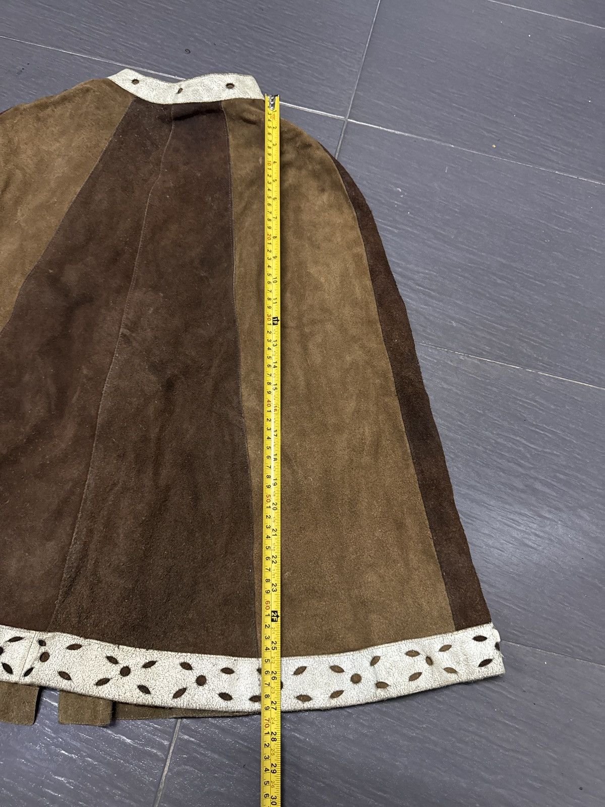 Leather Vintage Tribe Leather Capelet Size US L / EU 52-54 / 3 - 8 Thumbnail