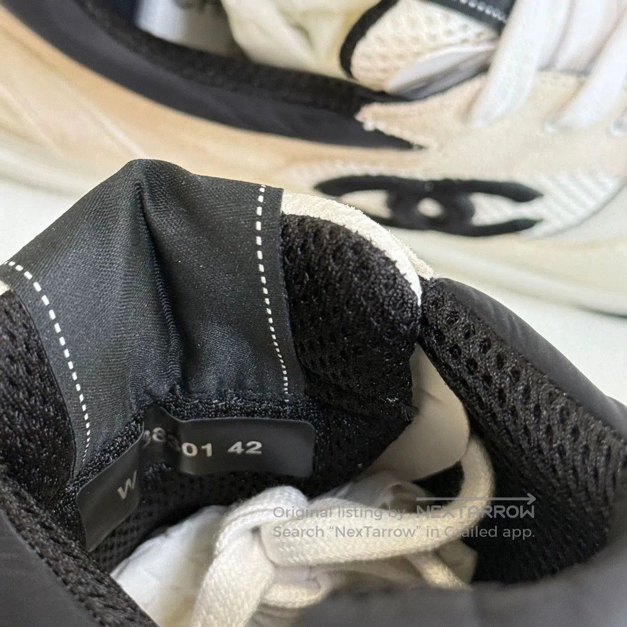 Chanel chanel black and white low-top sneakers. Size US 9 / EU 42 - 6 Thumbnail