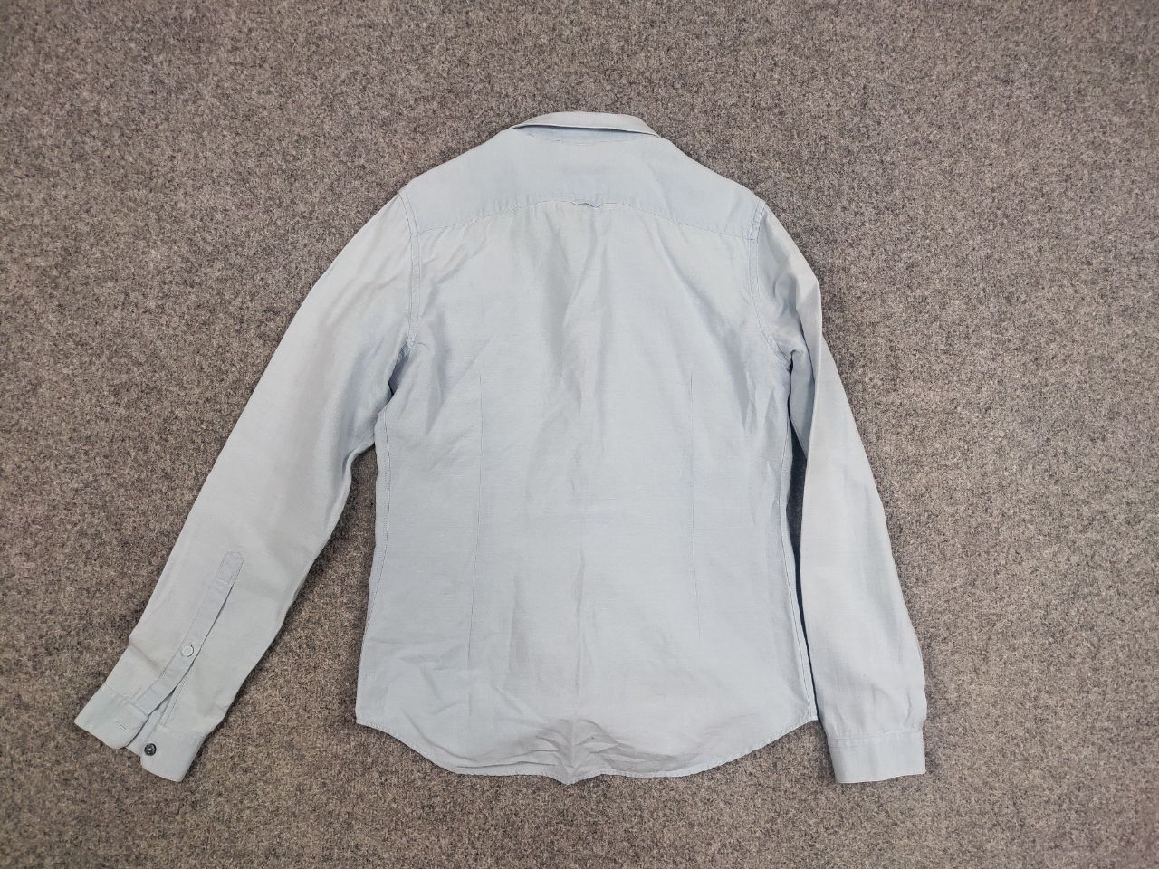 Burberry Burberry Prorsum Collection Casual Blue Cotton Bottom Shirt Size US S / EU 44-46 / 1 - 14 Thumbnail