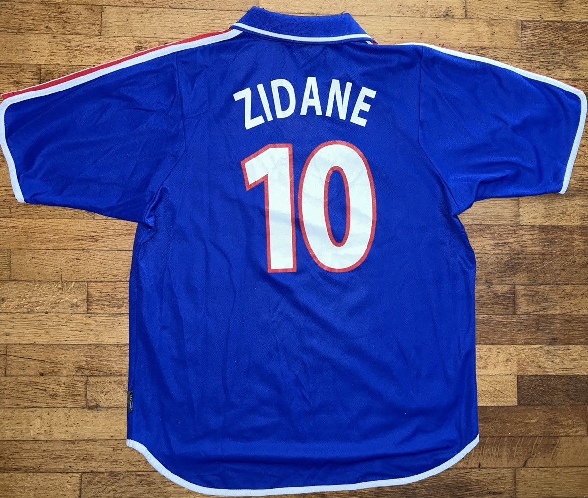 Adidas France 2000 authentic home shirt -ZIDANE 10 Size US L / EU 52-54 / 3 - 1 Thumbnail