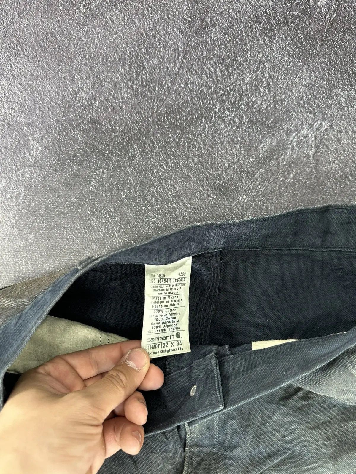 Carhartt × Vintage Vintage 90s Carhartt USA Faded Work Baggy Pants Jeans Size US 32 / EU 48 - 11 Thumbnail
