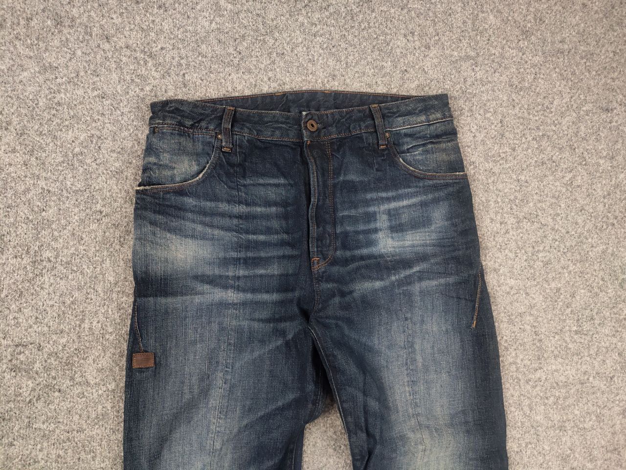 G-Star G Star Raw lanc 3d tapered Faded Denim Jeans Vintage LGB Size US 34 / EU 50 - 4 Thumbnail