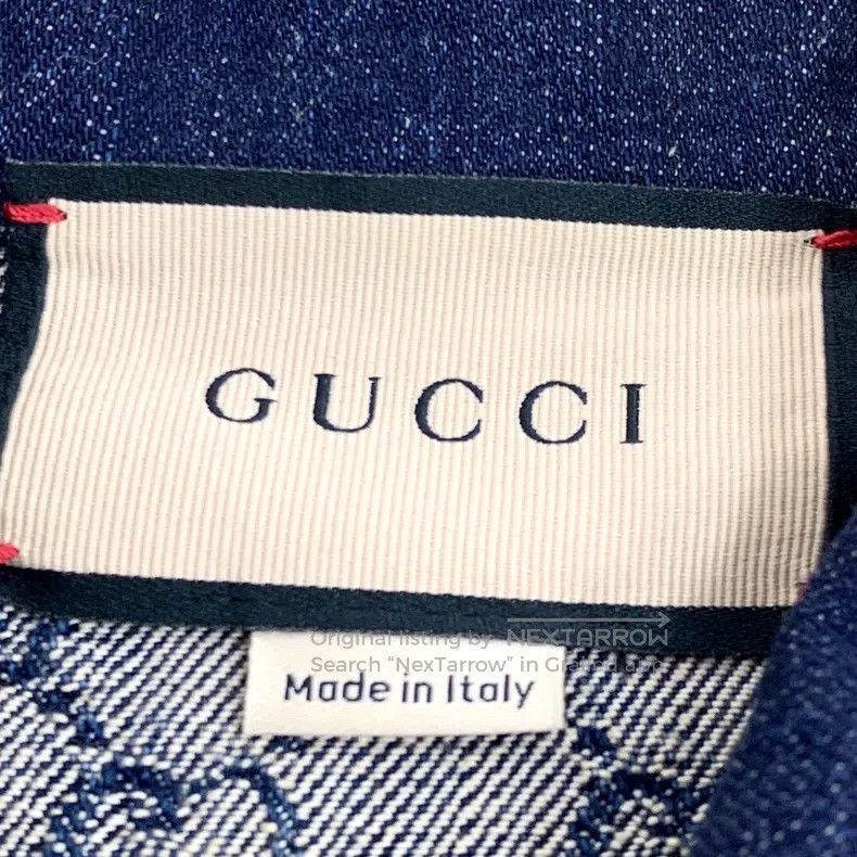 Gucci Gucci Dark blue logo jacquad full print cotton lapel singl Size XS / US 0-2 / IT 36-38 - 6 Thumbnail
