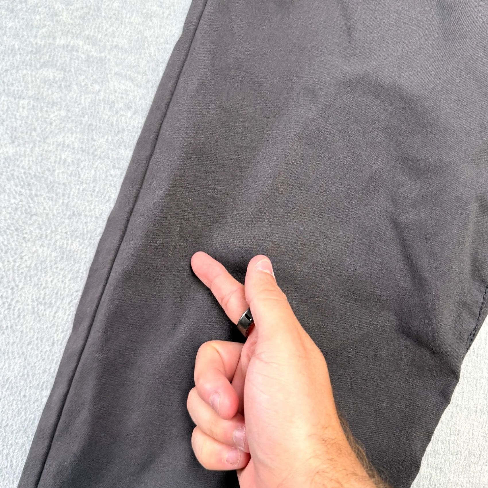 Prana prAna Pants Mens 36x32 Gray Slim Chino Nylon Spandex 5 Pocket Travel Casual Workwear Size US 36 / EU 52 - 3 Thumbnail