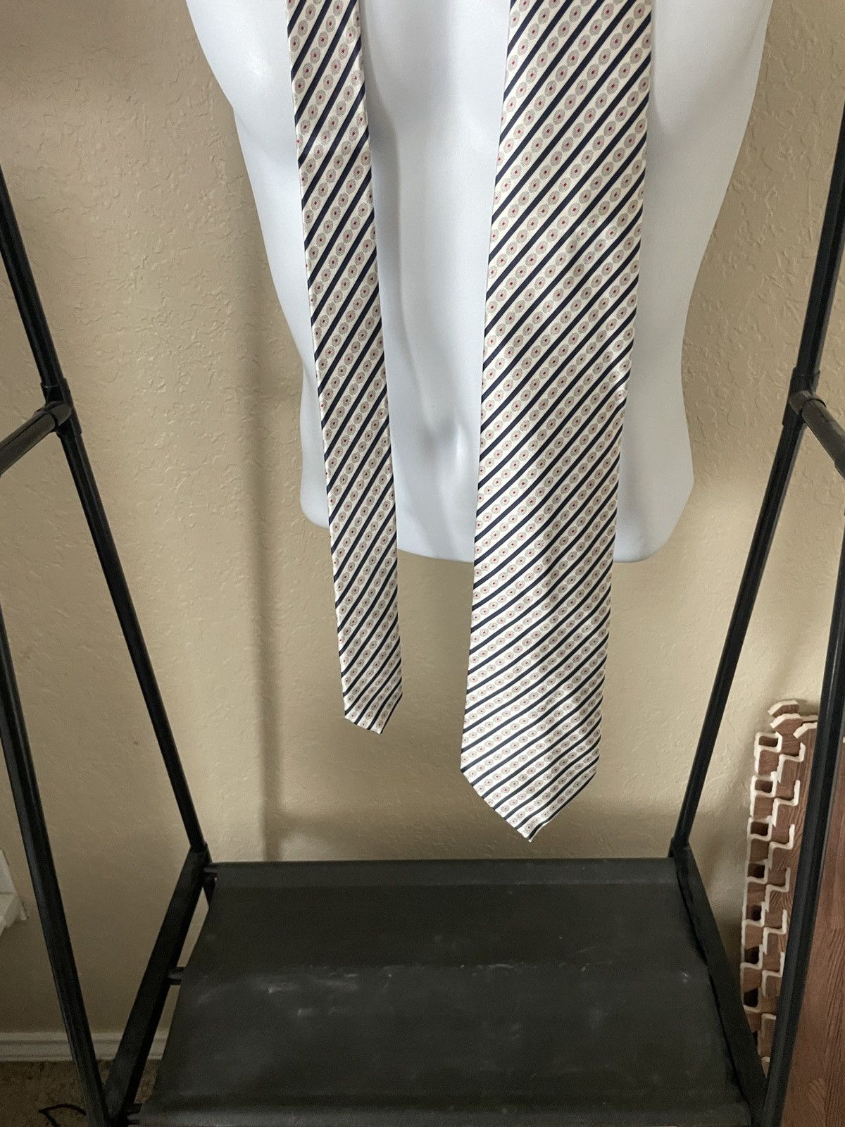 Stefano Ricci Striped Silk Tie Size ONE SIZE - 3 Thumbnail