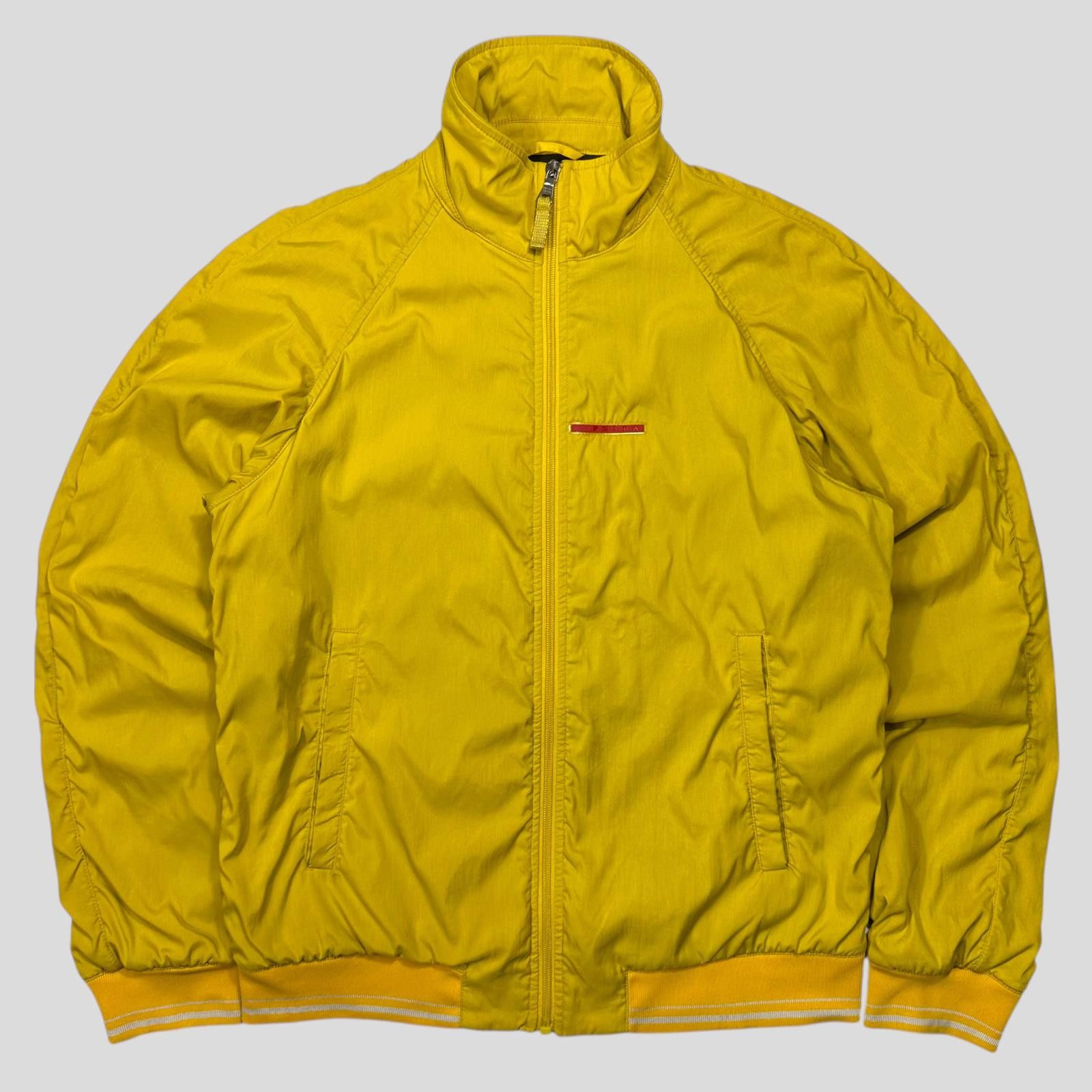 Prada Prada Sport 2011 Acid Yellow Red Tab Nylon Track Jacket - M Size US M / EU 48-50 / 2 - 3 Thumbnail