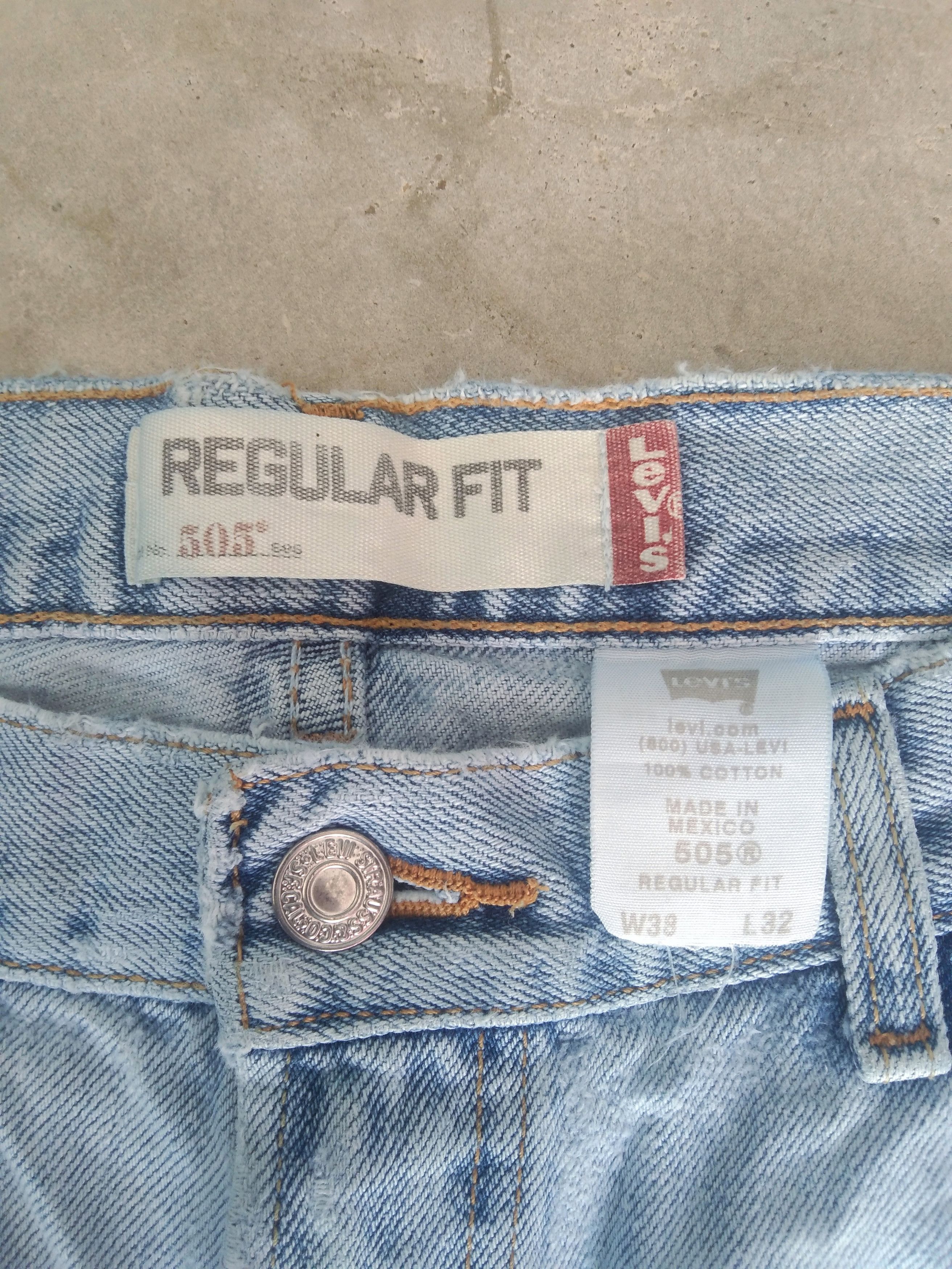 Levi's Vintage Levi's Jeans 505 Regular Fit 38x32 Size US 38 / EU 54 - 10 Thumbnail