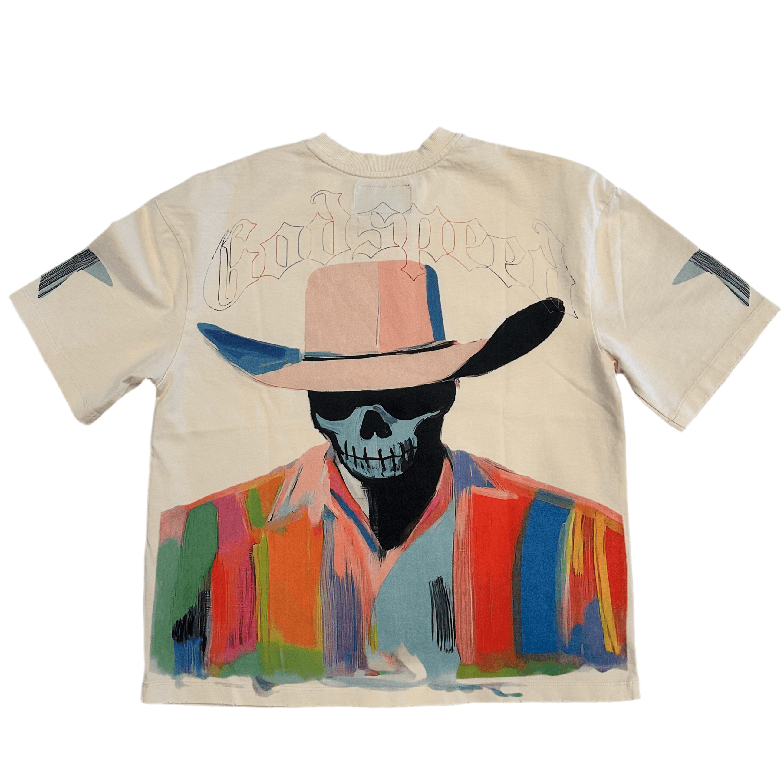 Godspeed Godspeed Pastel Cowboy T-Shirt "Bone" Size US S / EU 44-46 / 1 - 2 Thumbnail