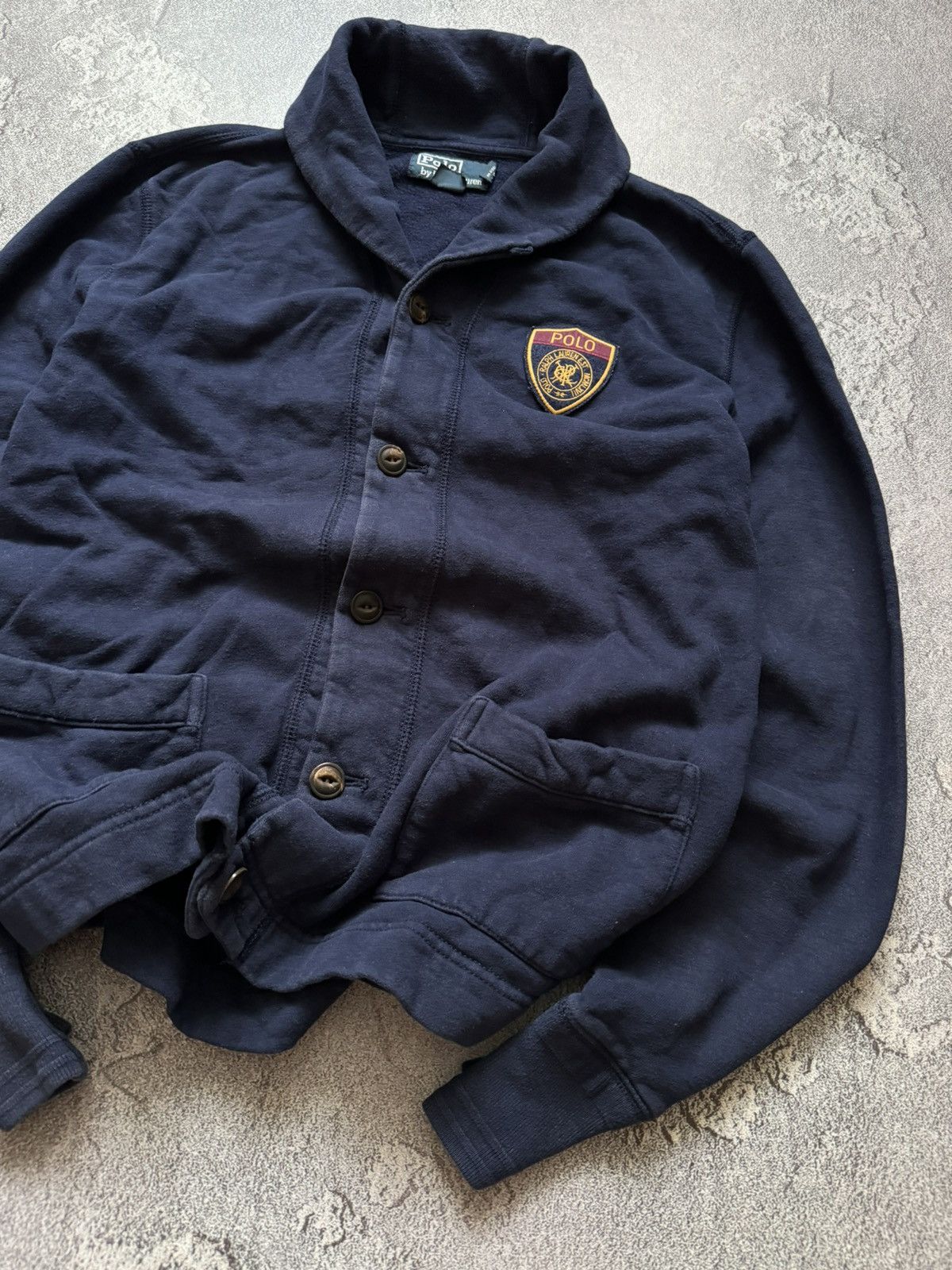Polo Ralph Lauren × Vintage Polo Ralph Lauren S button up cardigan sweatshirt knitwear Size US S / EU 44-46 / 1 - 3 Thumbnail