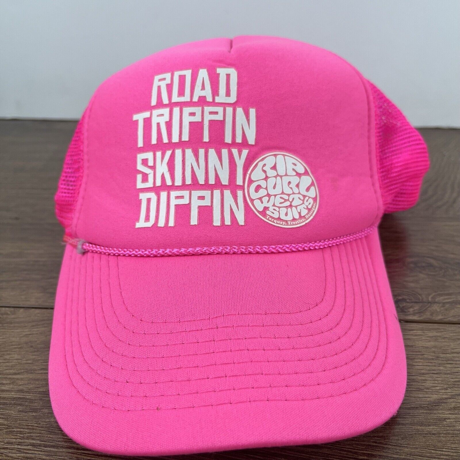 Other Road Trippin Skinny Dippin Snapback Hat Pink Hat Adjustable Size ONE SIZE - 5 Thumbnail
