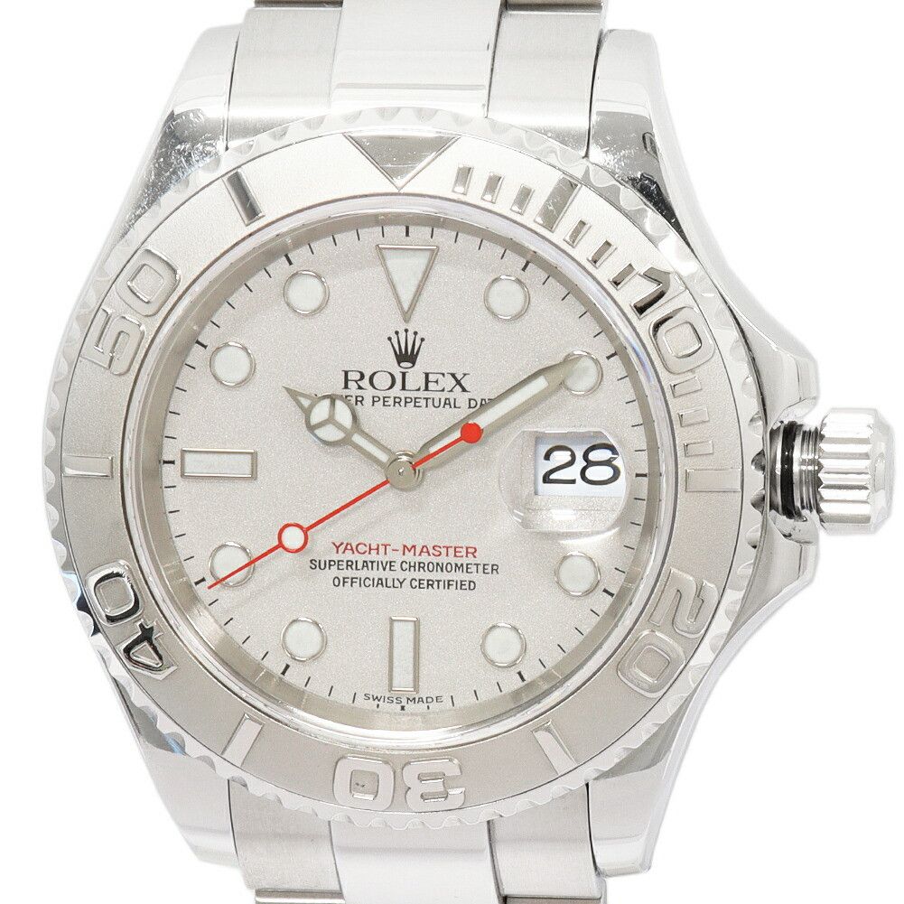 Rolex Rolex Rolex Yacht-Master Platinum Stainless Steel Metal Automatic 16622 DUTY FREE for USA Size ONE SIZE - 1 Thumbnail