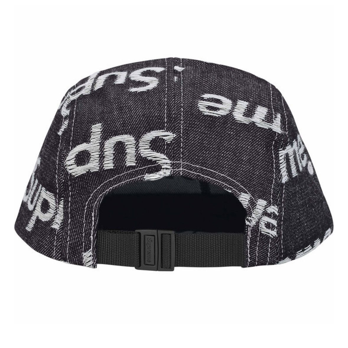 Supreme Supreme Jacquard Logos Denim Camp Cap FW25 Size ONE SIZE - 2 Thumbnail