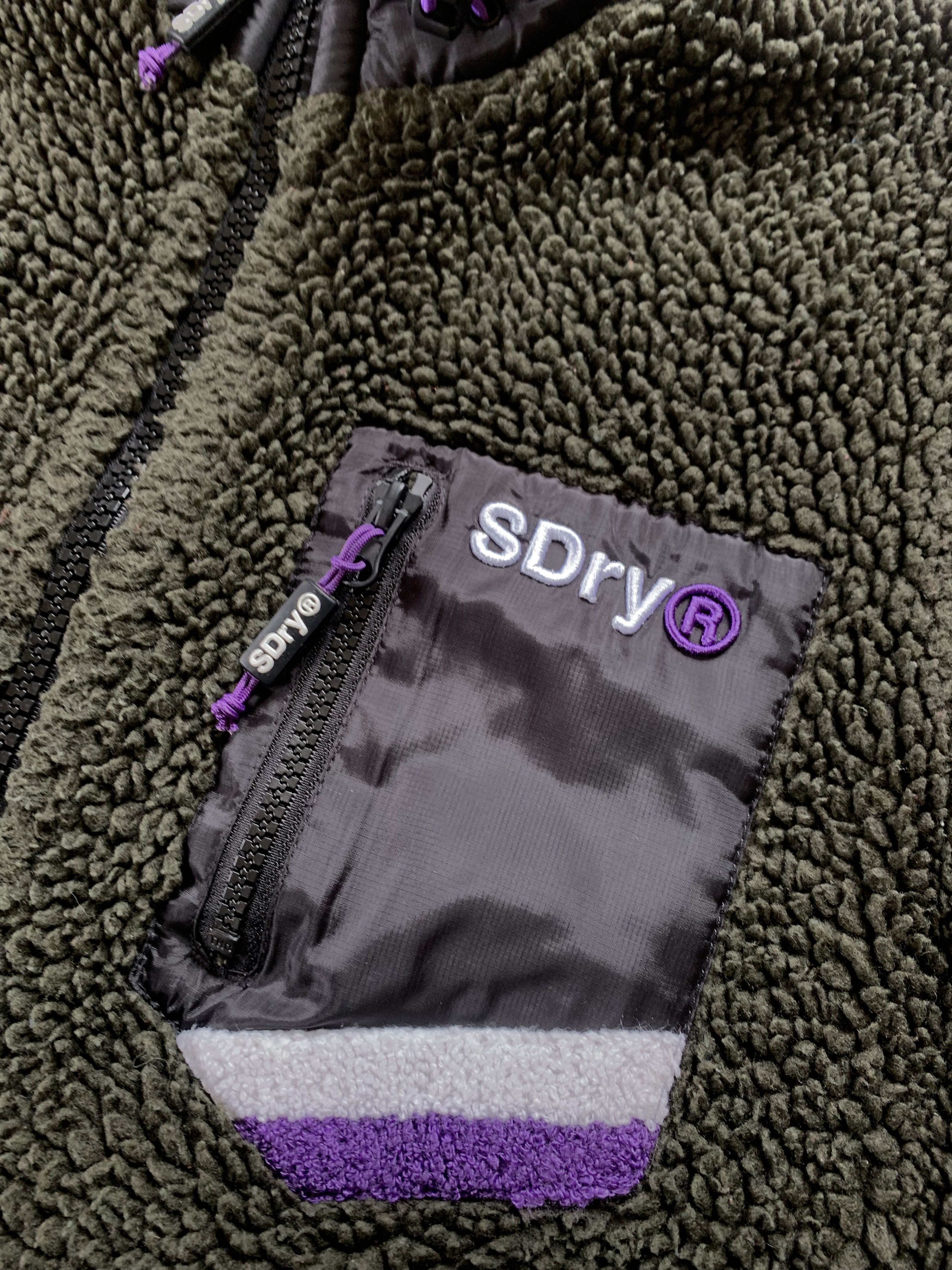 Japanese Brand × Superdry Superdry Polar Heavy Womens Zip Celsius Sherpa Size L / US 10 / IT 46 - 5 Thumbnail