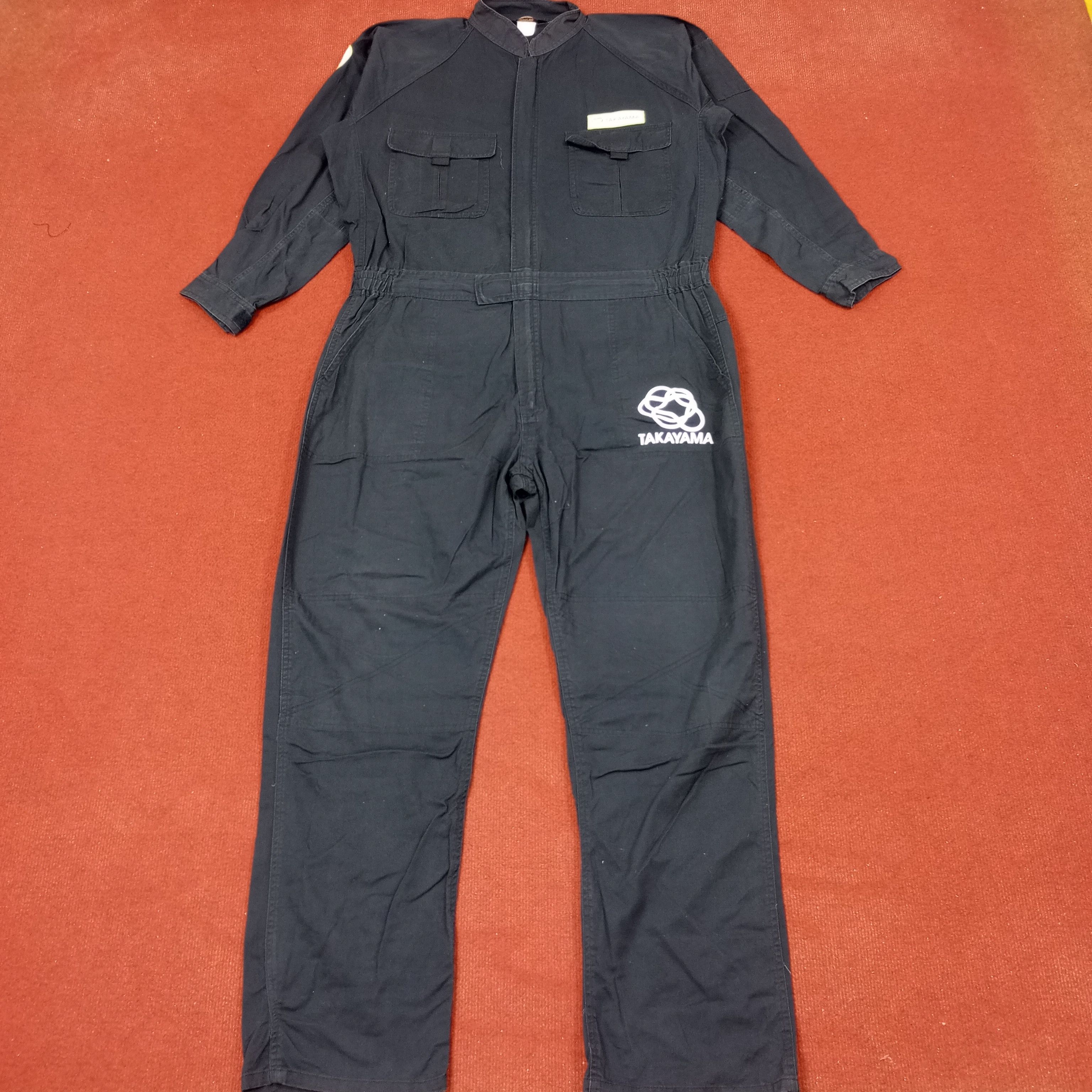 Japanese Brand × Vintage Takayama Japanese Workwear Coverall Jacket c215n14 Size US XL / EU 56 / 4 - 4 Thumbnail
