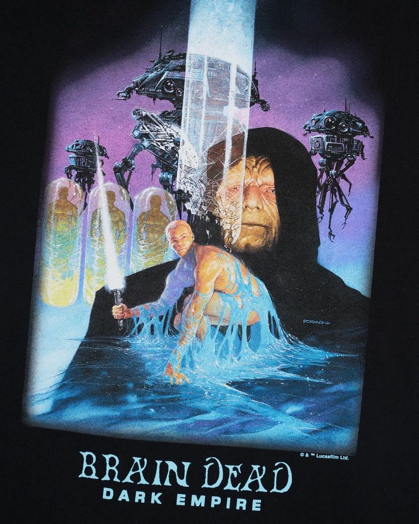 Brain Dead BRAIN DEAD X STAR WARS DARK EMPIRE BACTA TANK BLACK TEE Size US M / EU 48-50 / 2 - 2 Thumbnail
