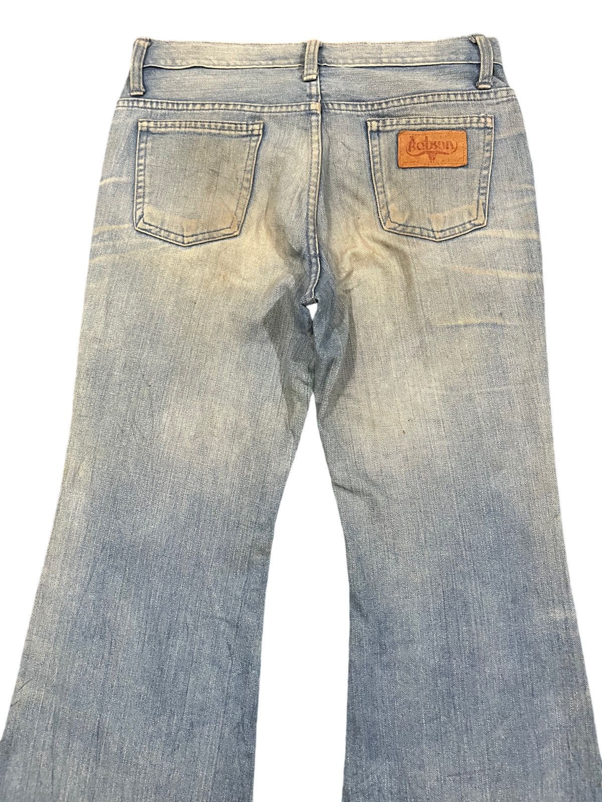 If Six Was Nine Vintage Bobson Flare Bell Bottom RetroFit Denim Size US 30 / EU 46 - 6 Thumbnail