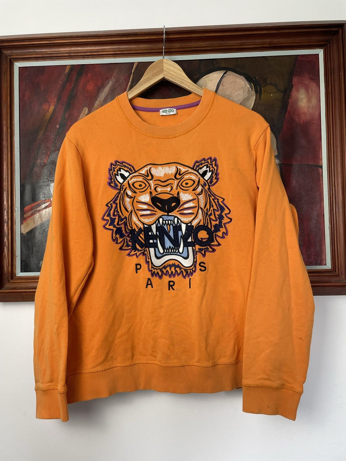 Kenzo sweatshirt orange online