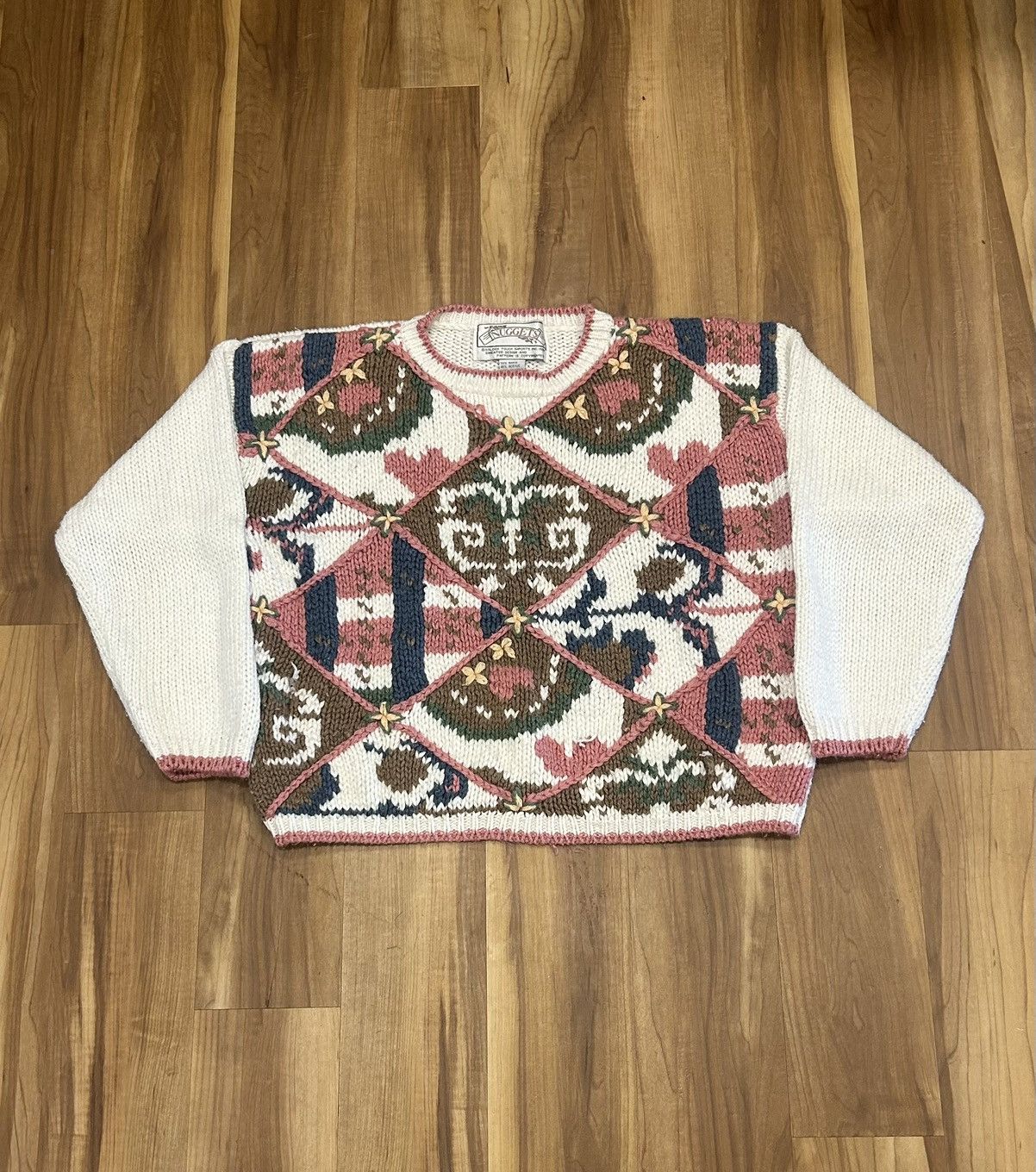 Vintage Vintage 3D Knit Sweater Size M / US 6-8 / IT 42-44 - 1 Thumbnail