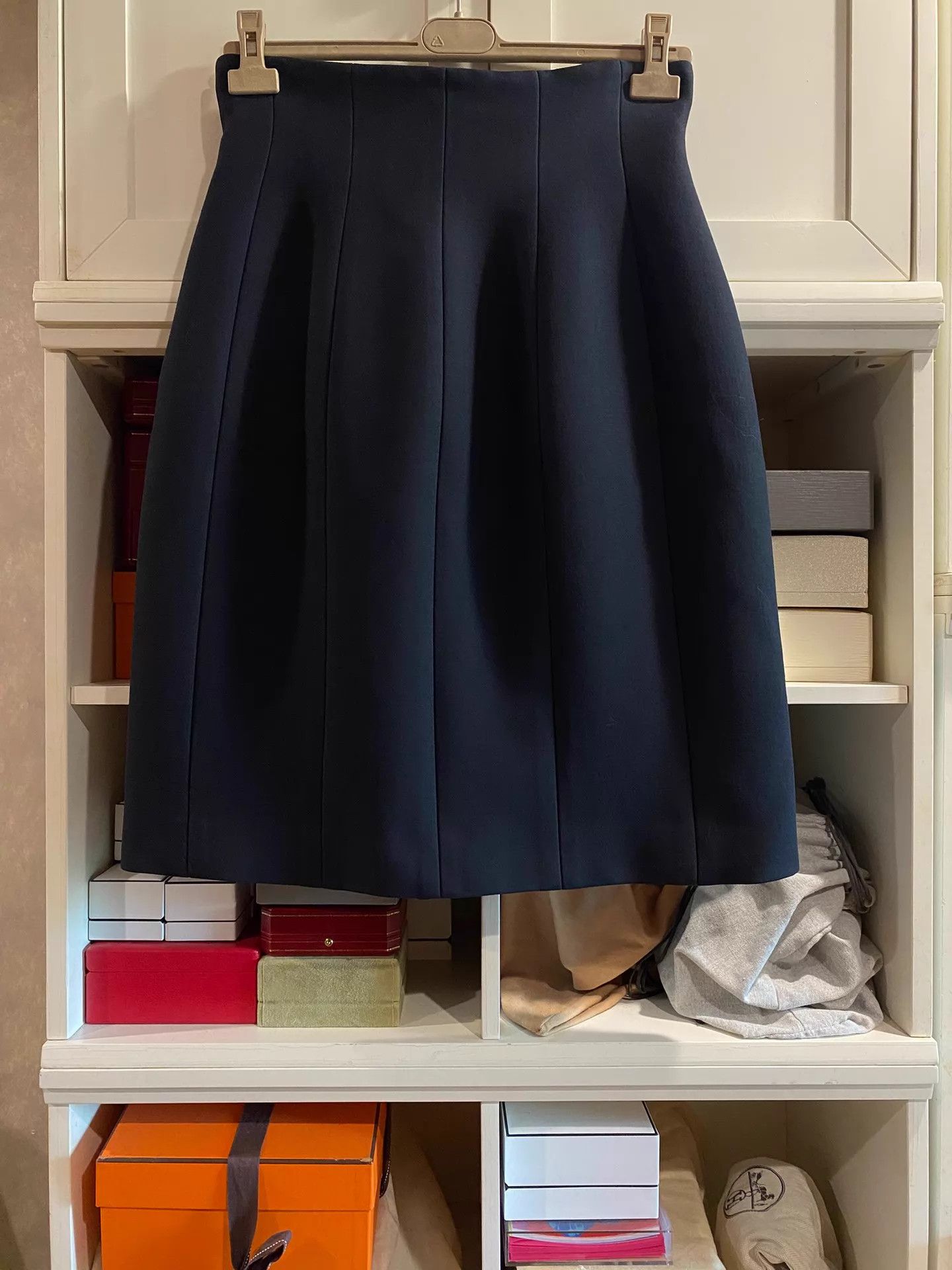 Dior Dior Silk Wool One-Piece Adjustable Waist Skirt 40 Size 28" / US 6 / IT 42 - 2 Thumbnail